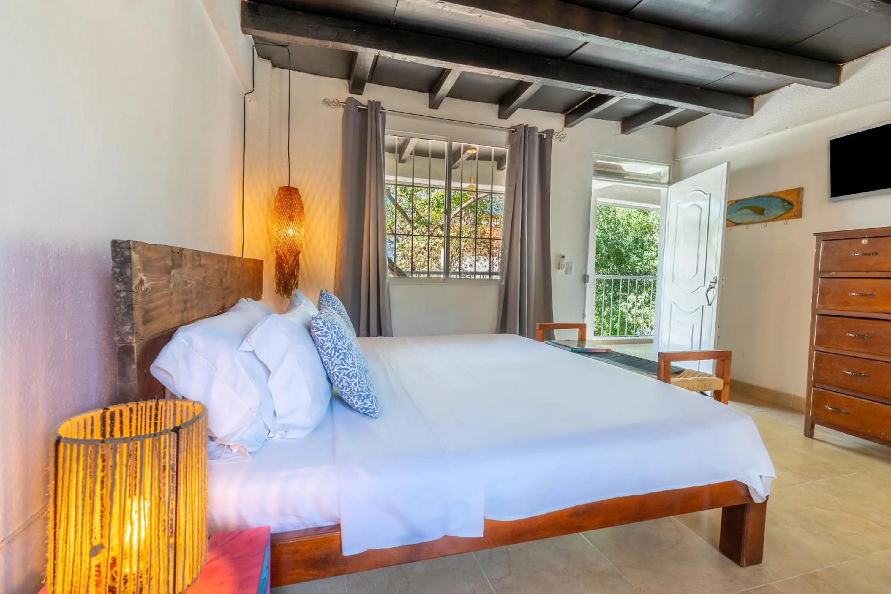 Bed in Vito Hotel Boutique Taganga