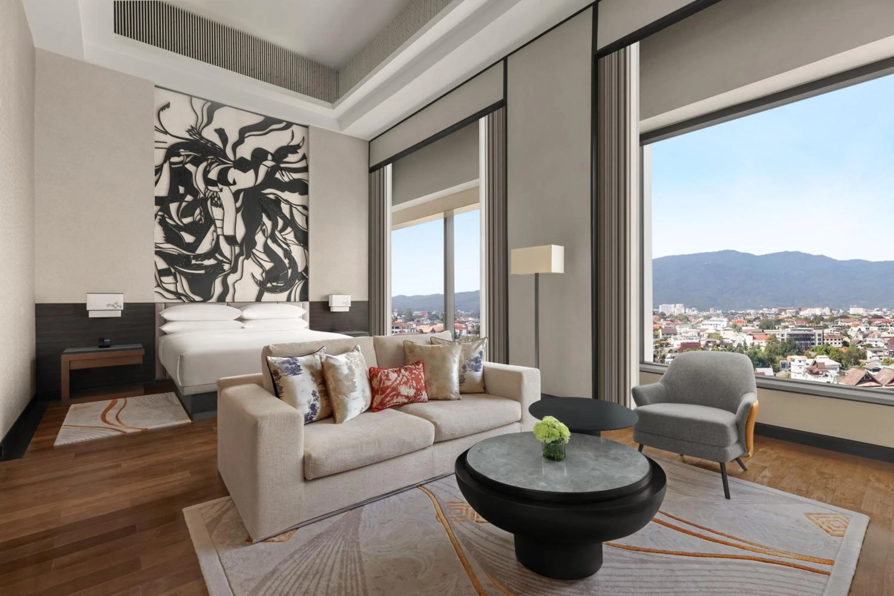 Bedroom in Chiang Mai Marriott Hotel