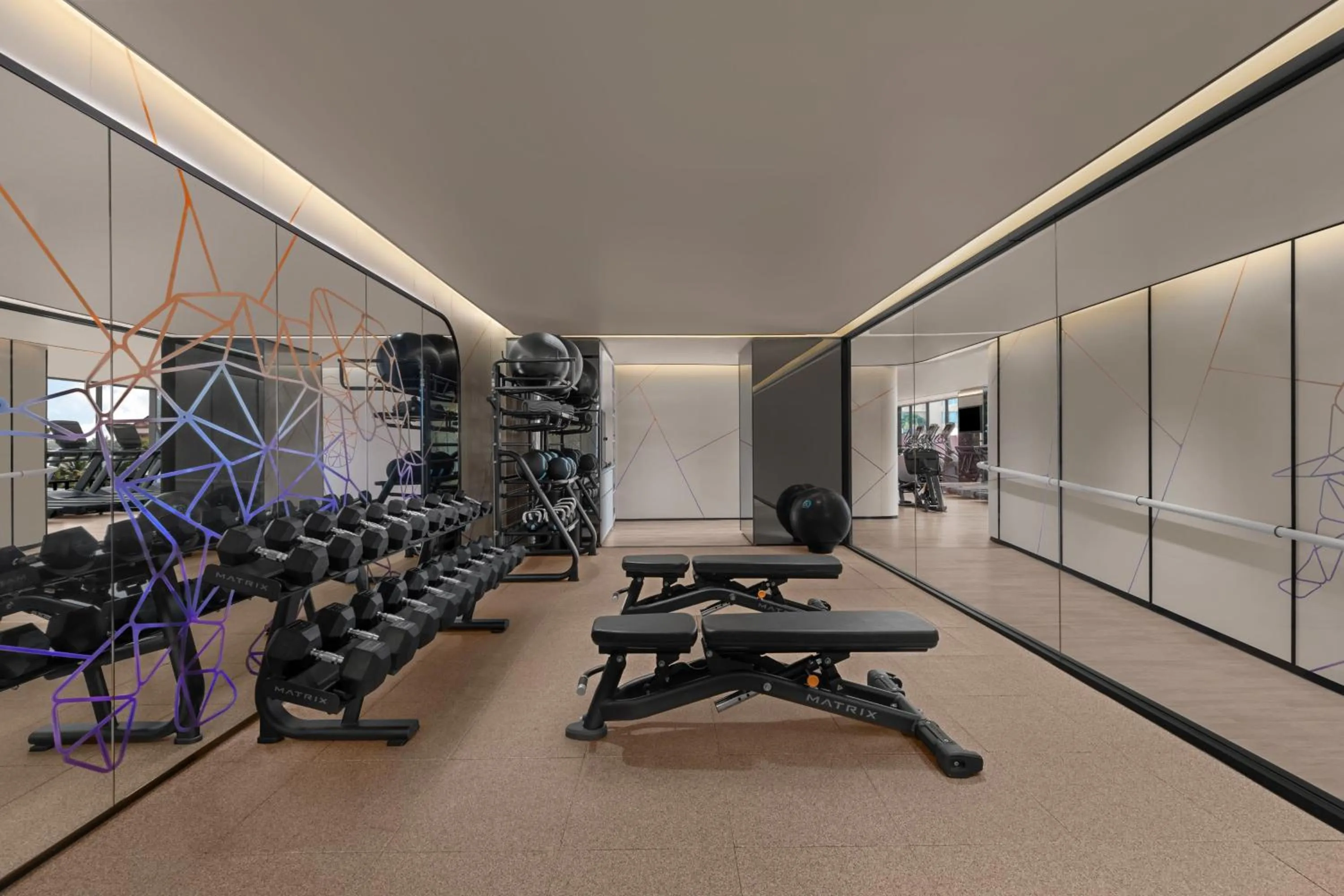 Fitness centre/facilities in Chiang Mai Marriott Hotel