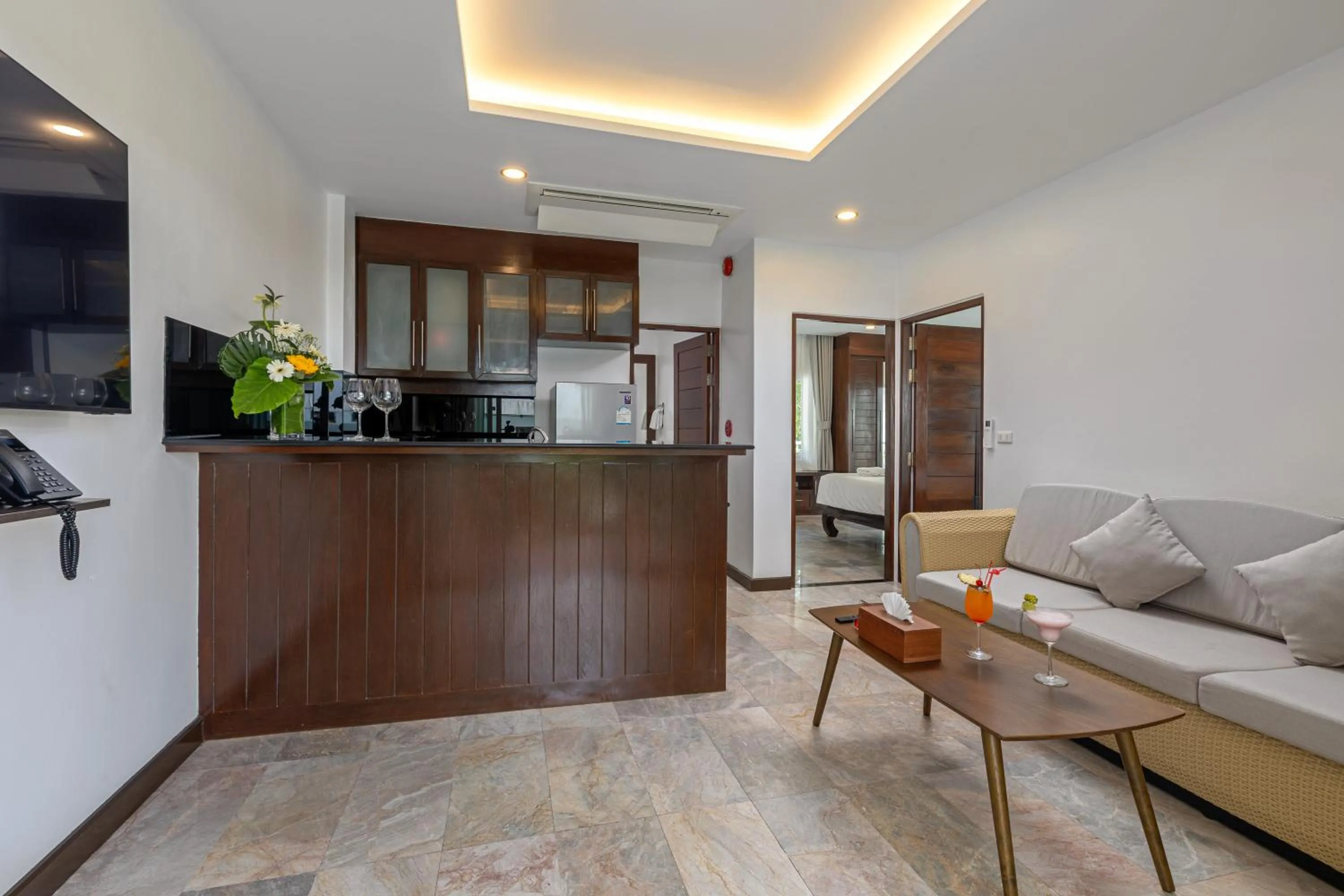 Seating area in Phunawa Resort Phuket Karon Beach - SHA Plus