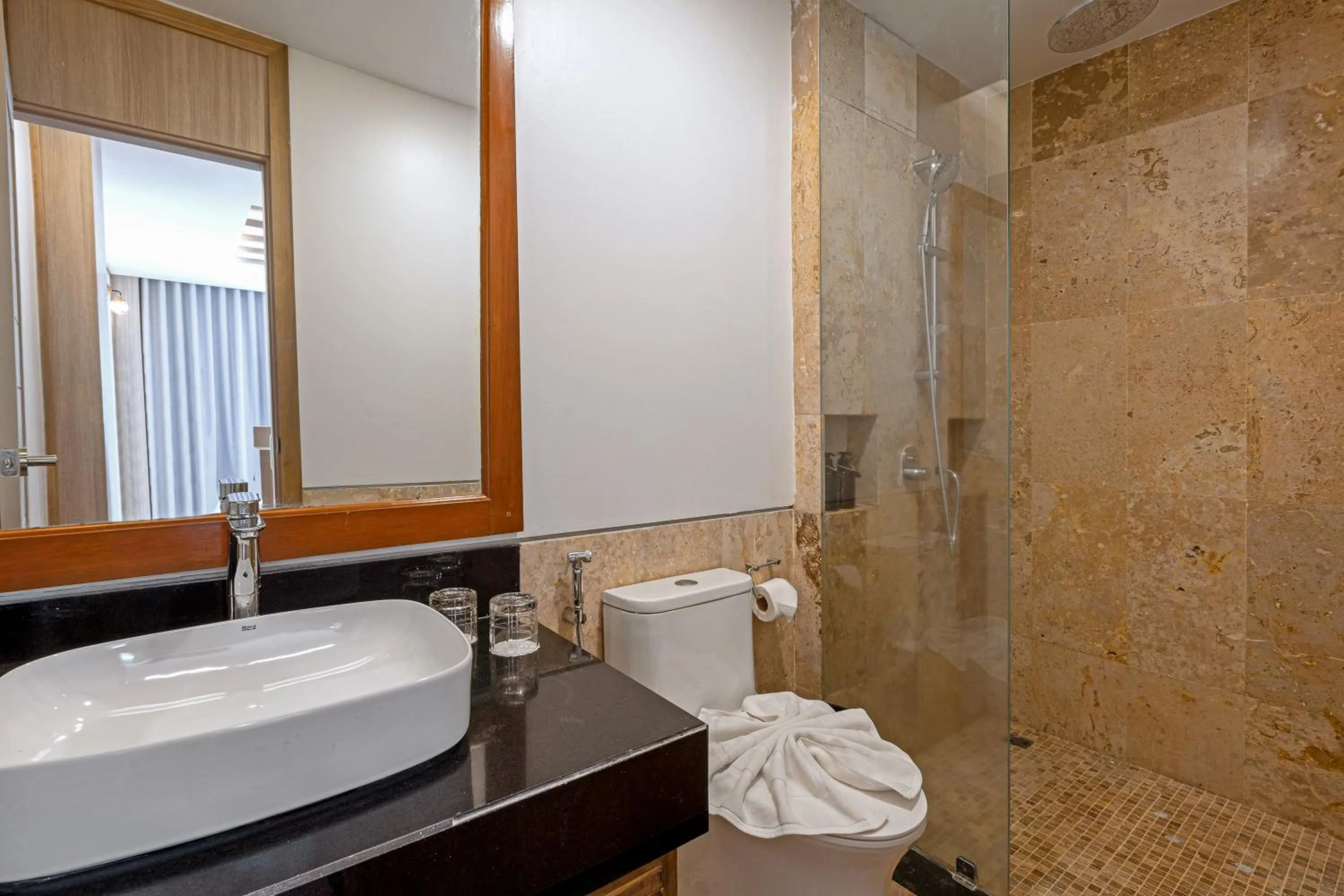 Bathroom in Phunawa Resort Phuket Karon Beach - SHA Plus