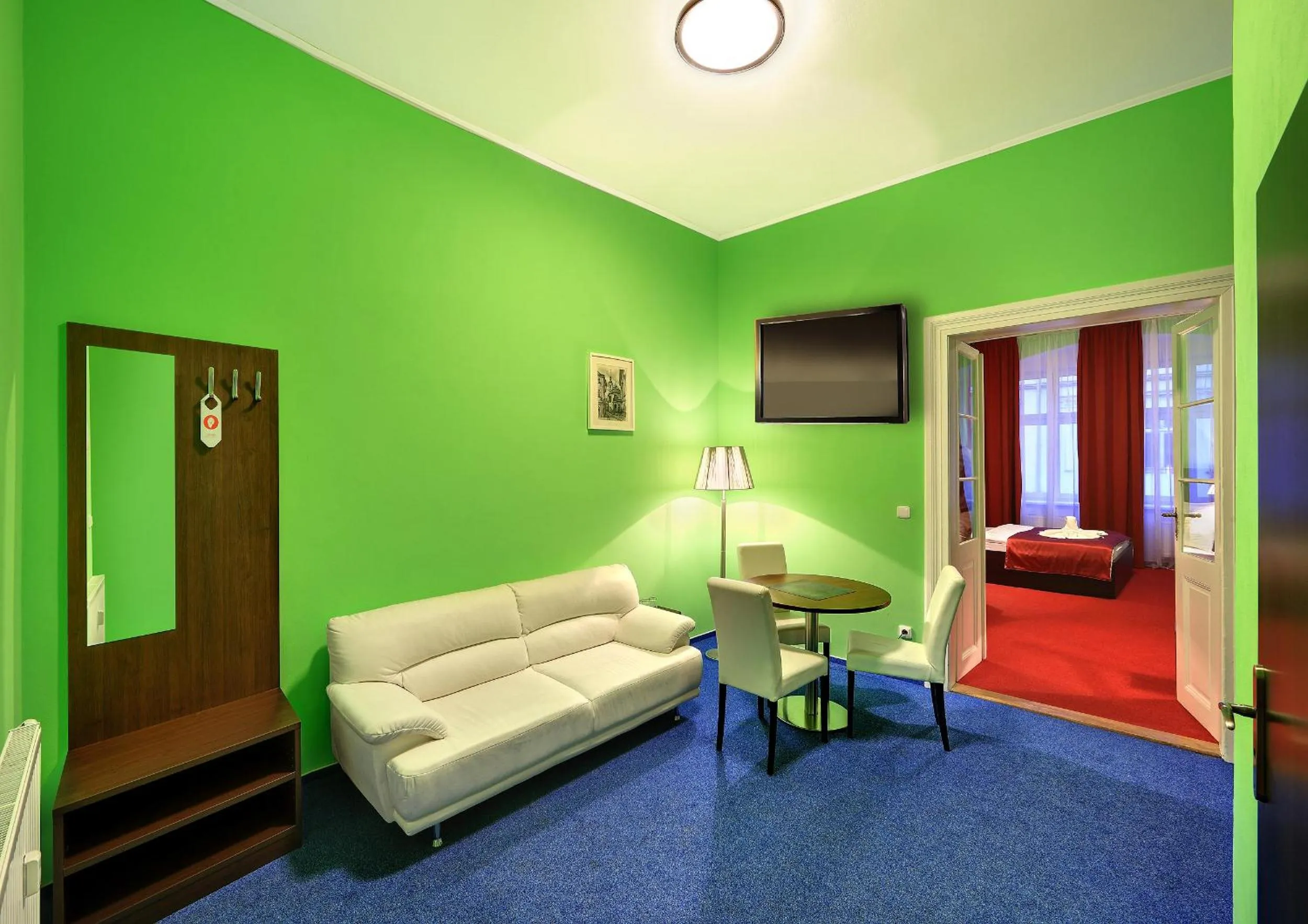 TV and multimedia, Bed in Martin Hotel Prague