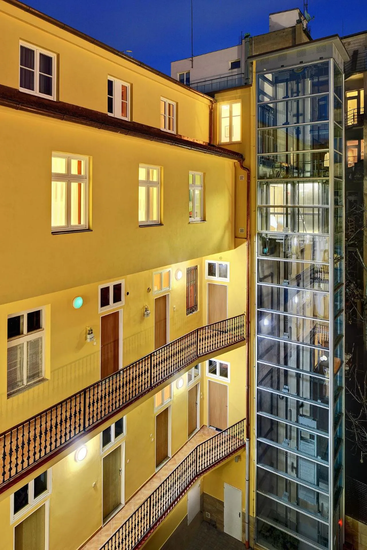 Property building in Martin Hotel Prague