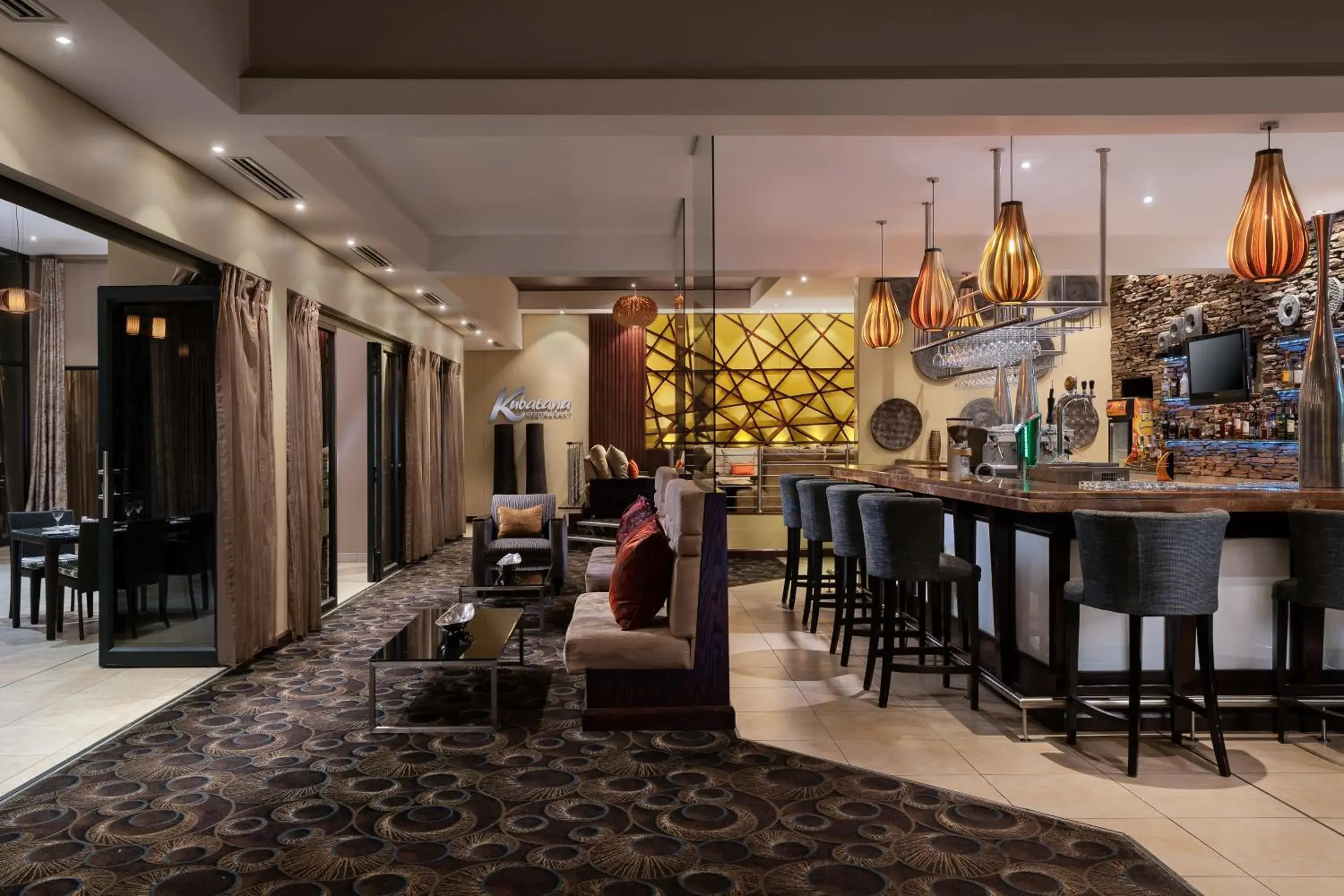 Lounge or bar in Premier Hotel O.R. Tambo Lounge or bar in Premier Hotel O.R. Tambo