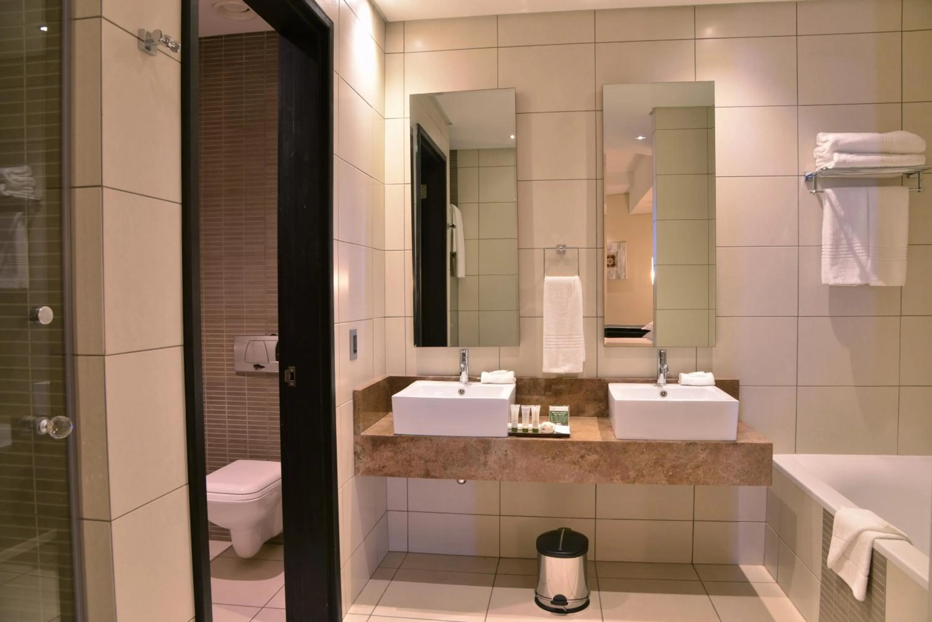 Shower in Premier Hotel O.R. Tambo