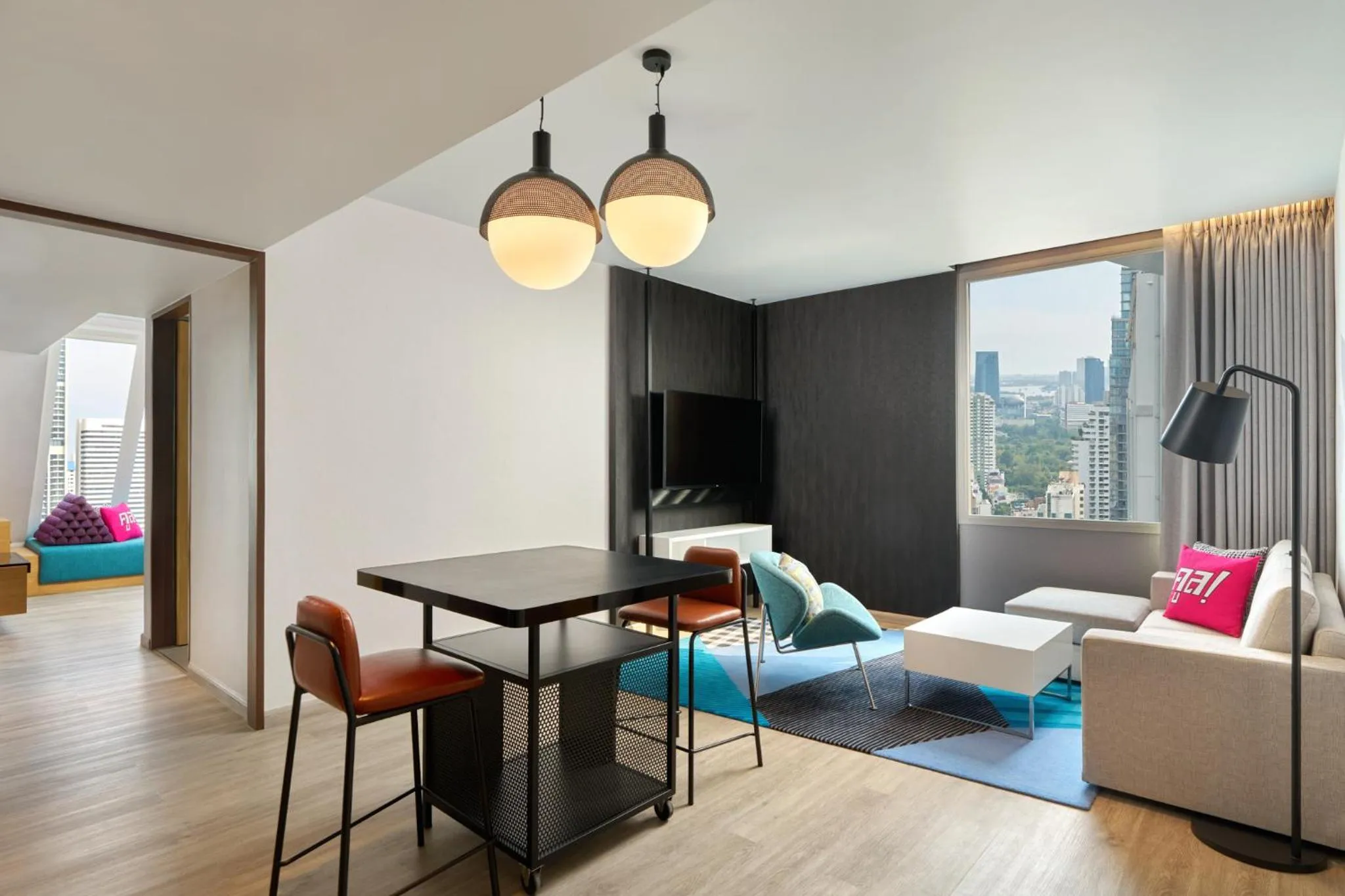 Living room in Aloft Bangkok - Sukhumvit 11