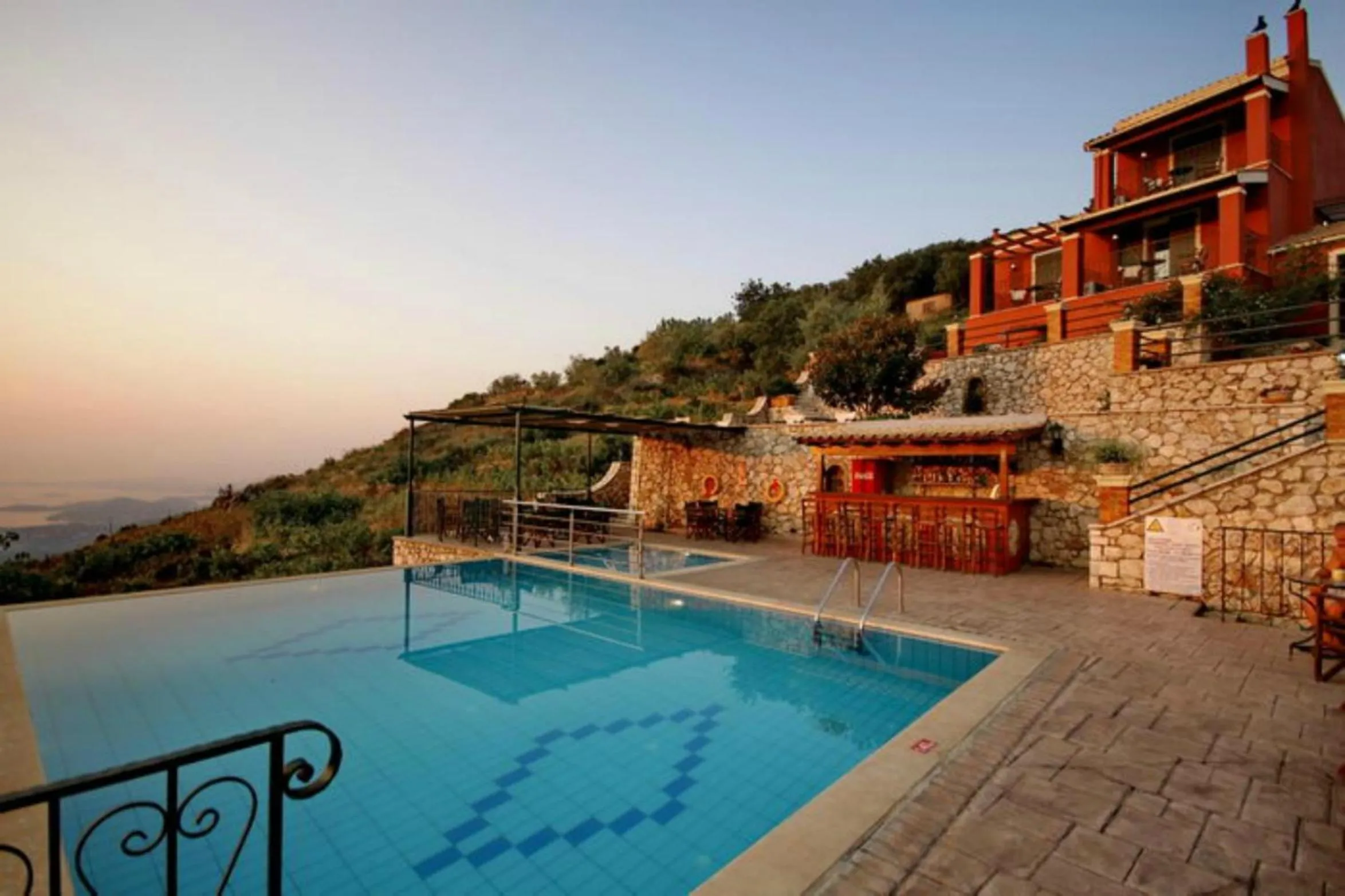 Swimming pool in Corfu Sokraki Villas