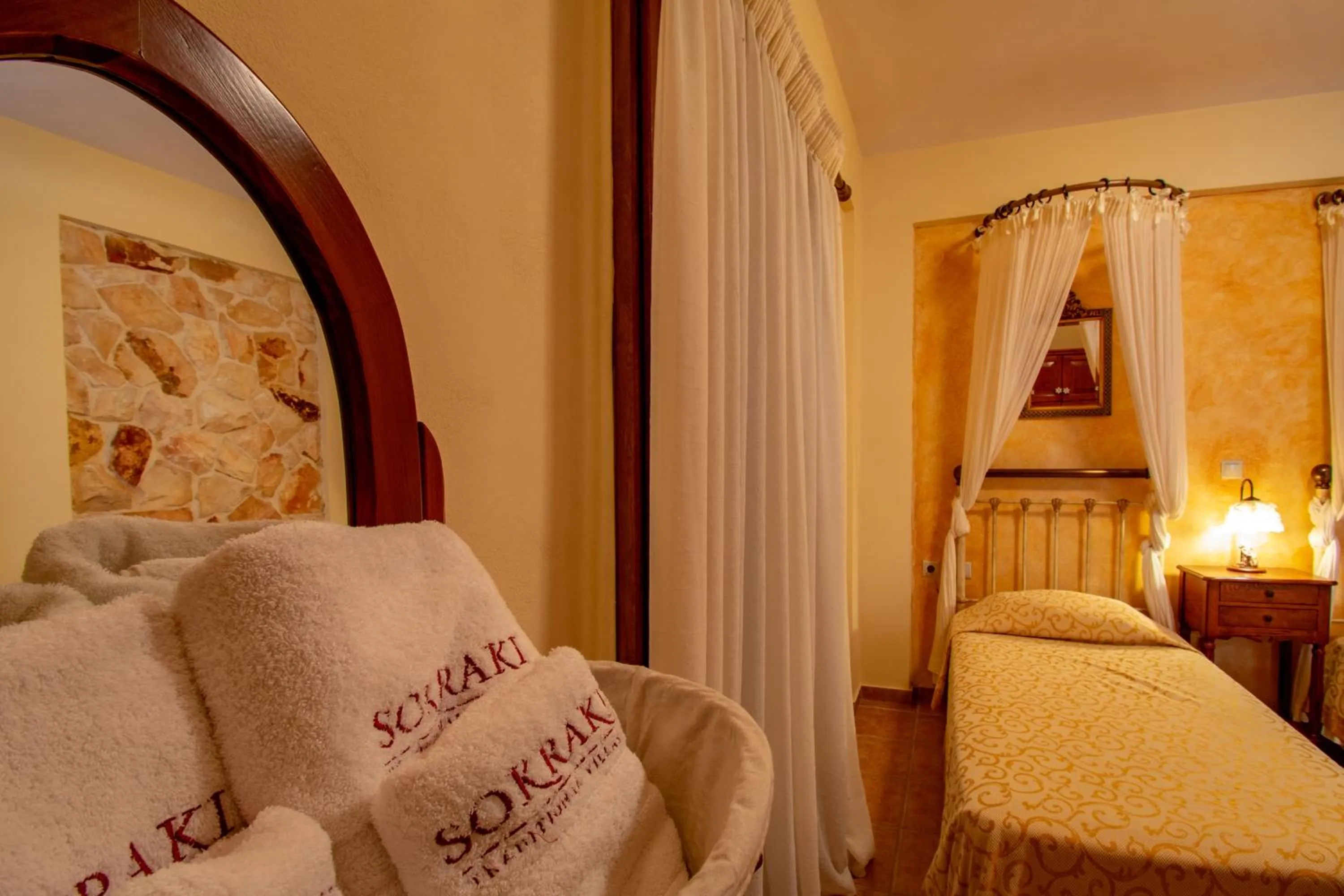 Bedroom, Bed in Corfu Sokraki Villas