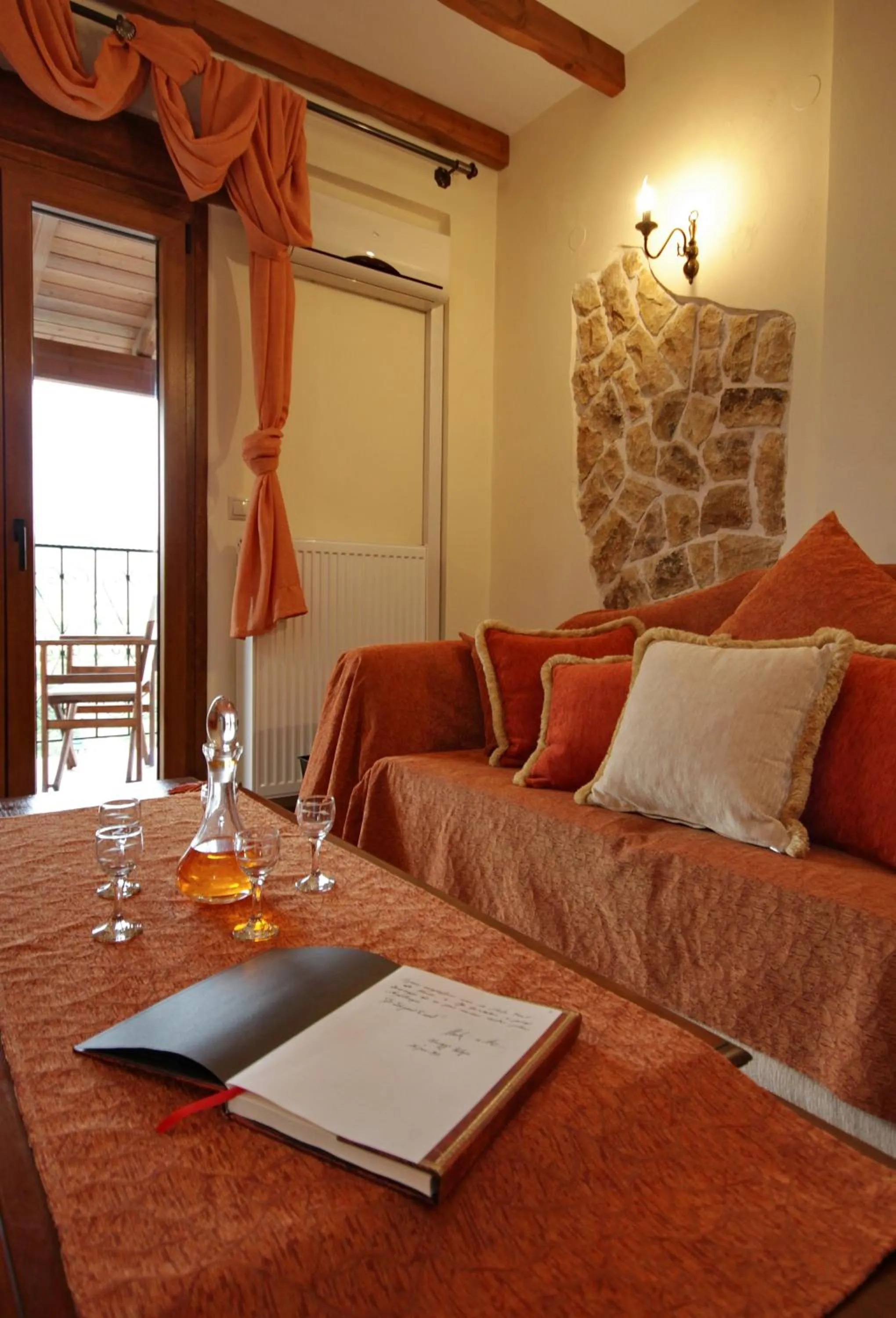 Living room in Corfu Sokraki Villas
