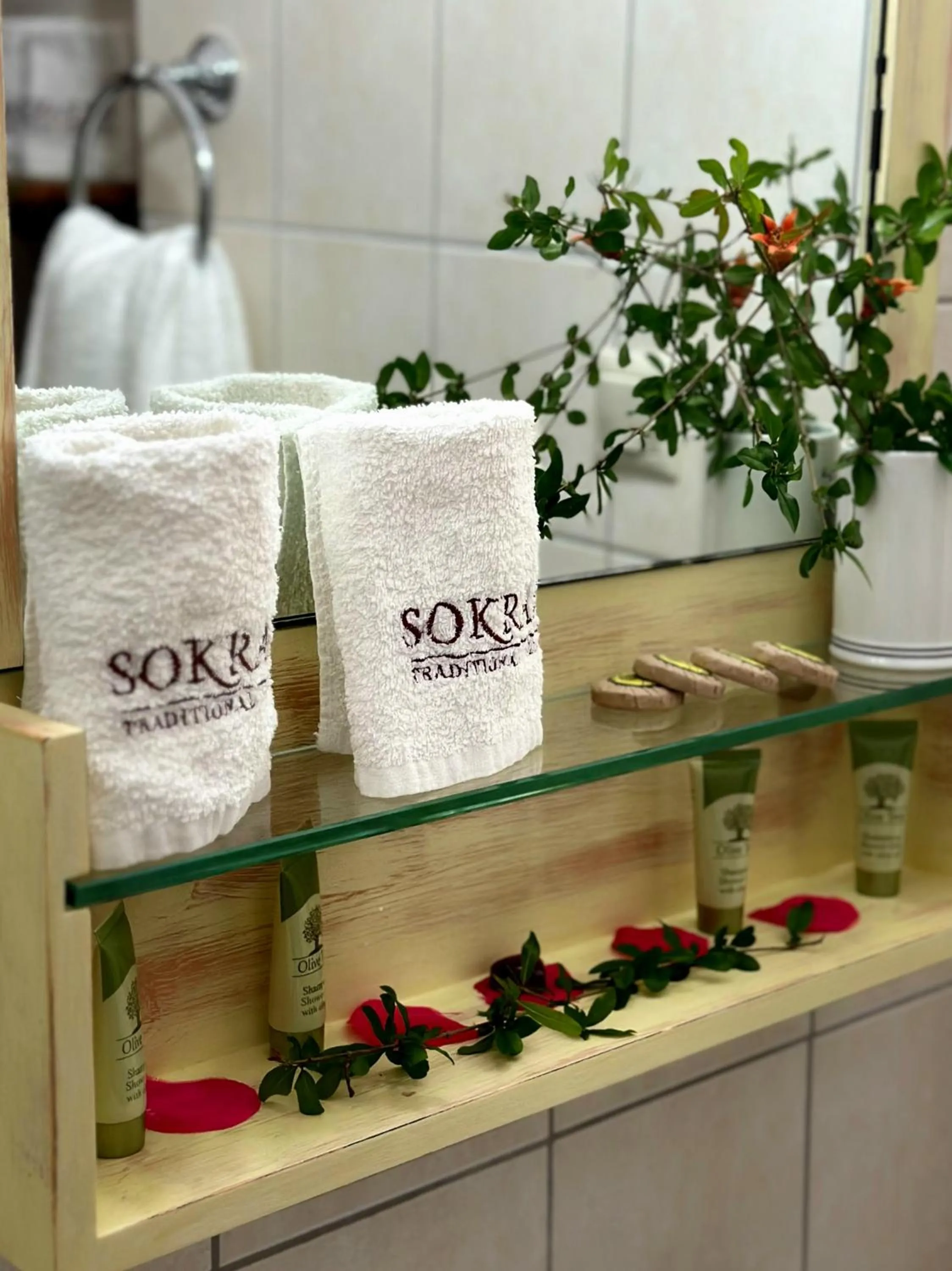 Bathroom in Corfu Sokraki Villas