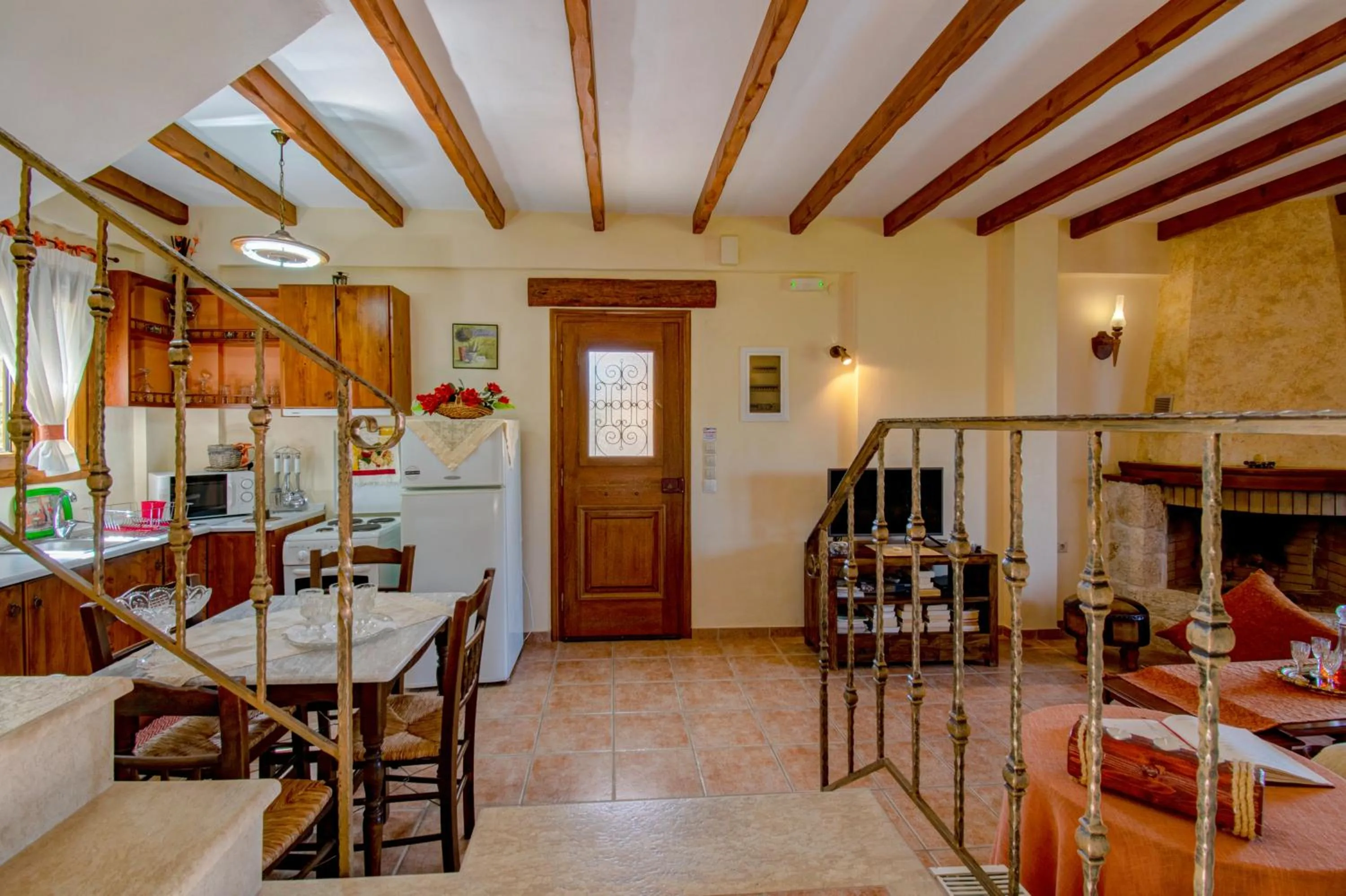 Living room in Corfu Sokraki Villas