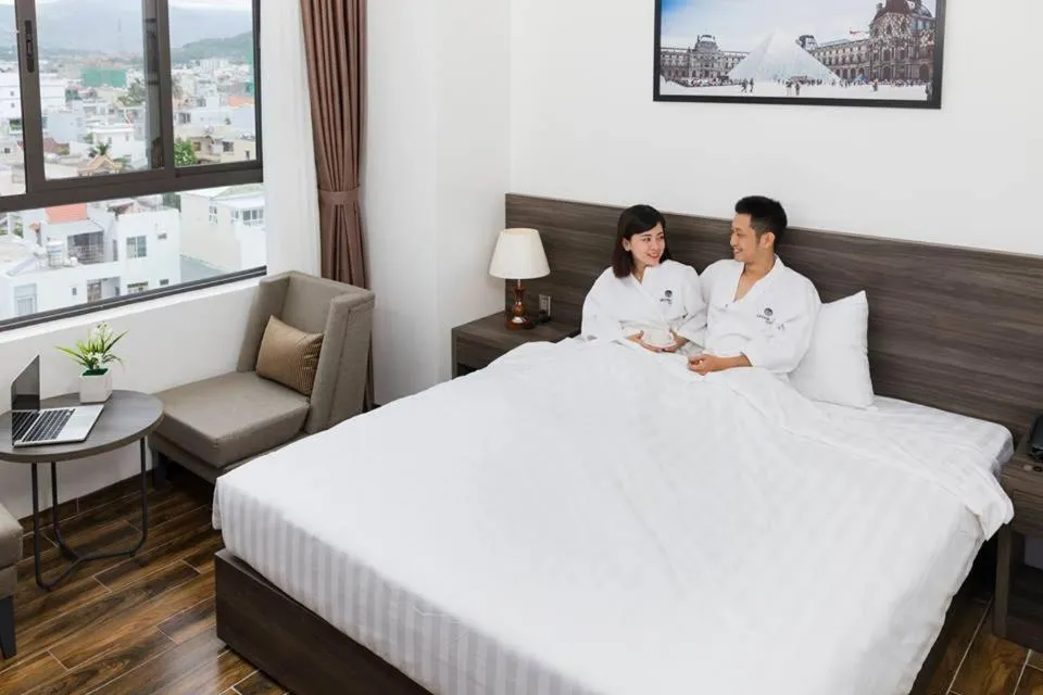 Bed in La Casa Hotel Nha Trang