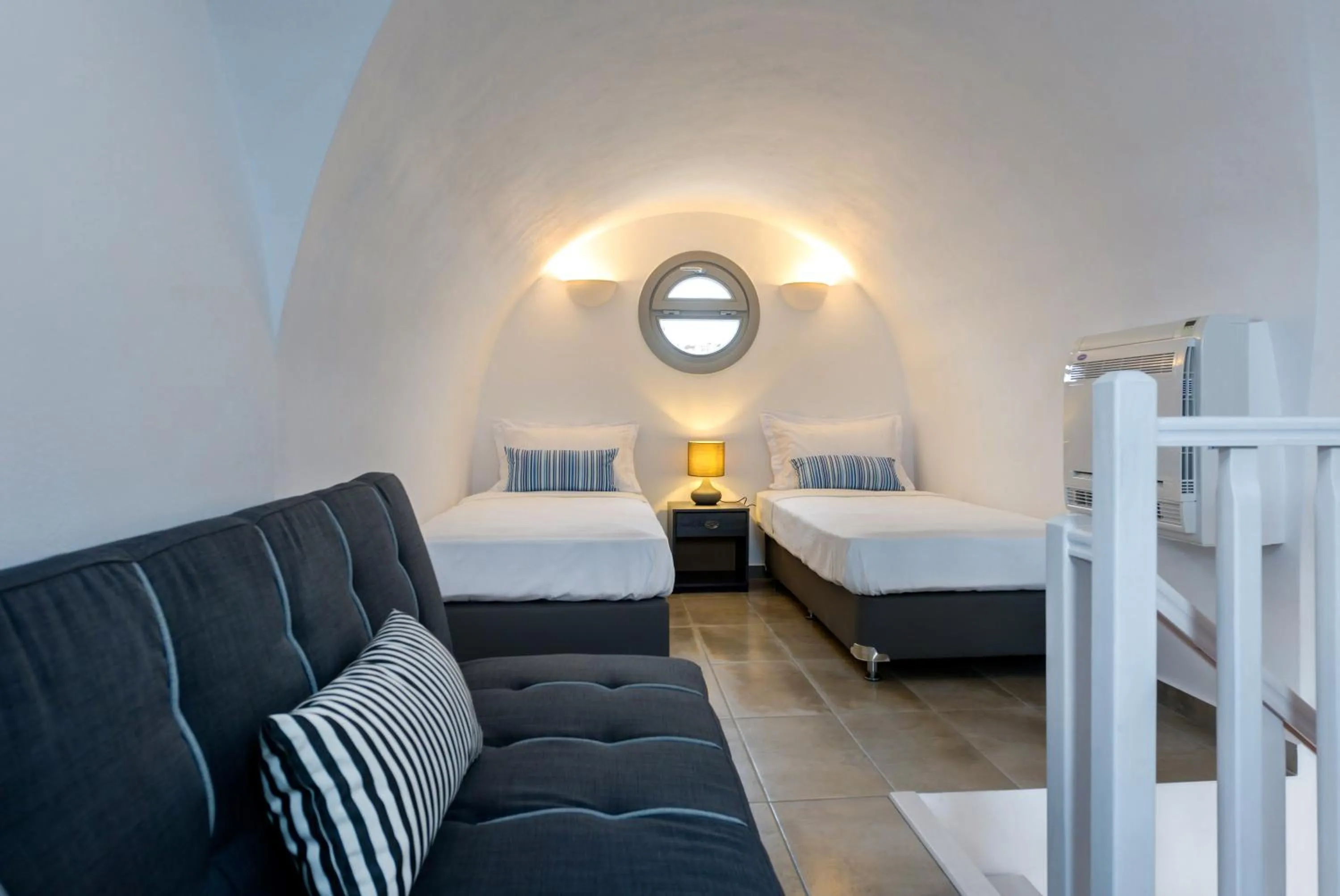 Bed in White Harmony Suites