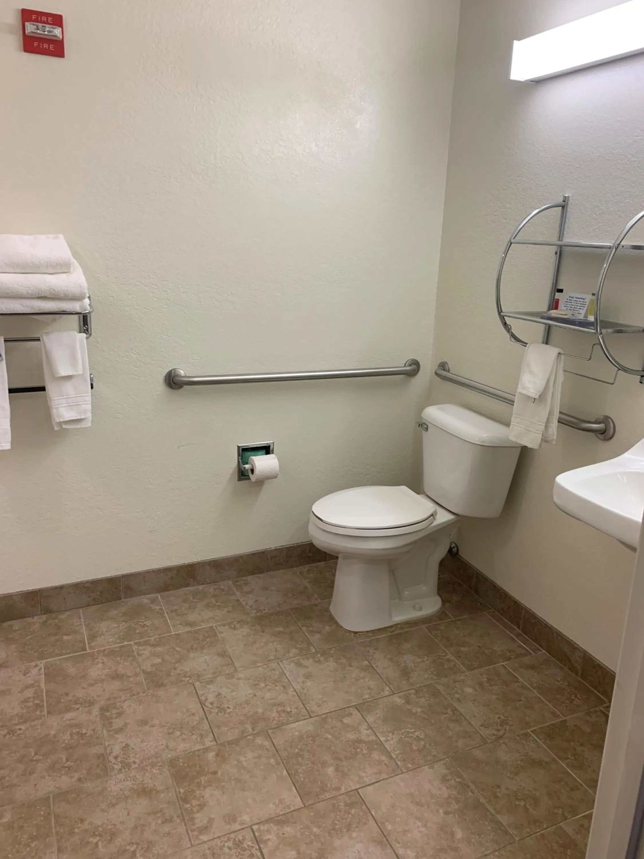 Bathroom in Microtel Inn & Suites by Wyndham Rice Lake