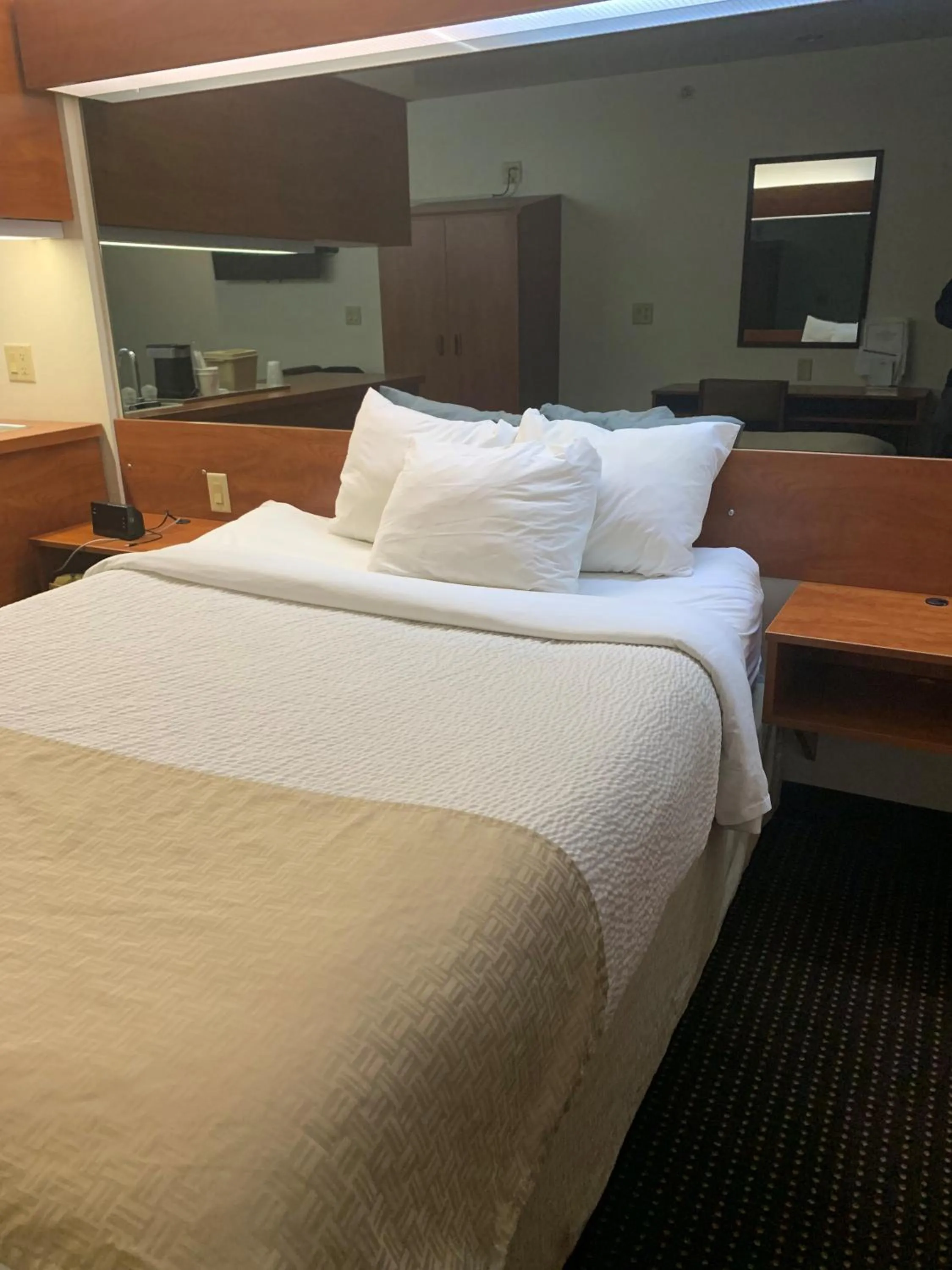 Guests, Bed in Microtel Inn & Suites by Wyndham Rice Lake