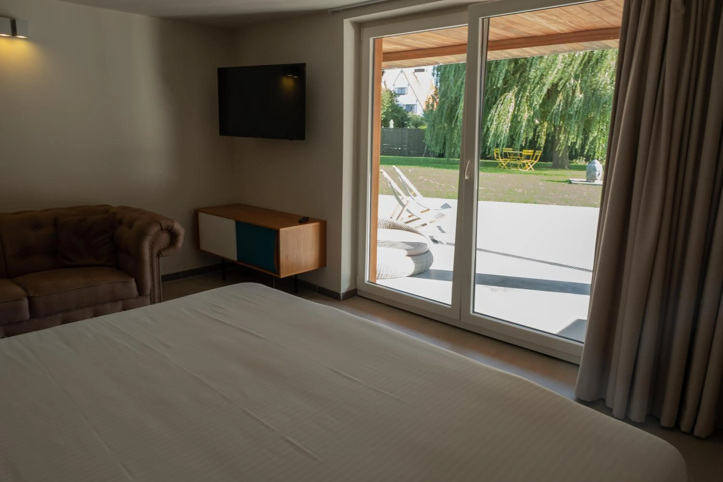 Bedroom, Bed in Villa Farfalla