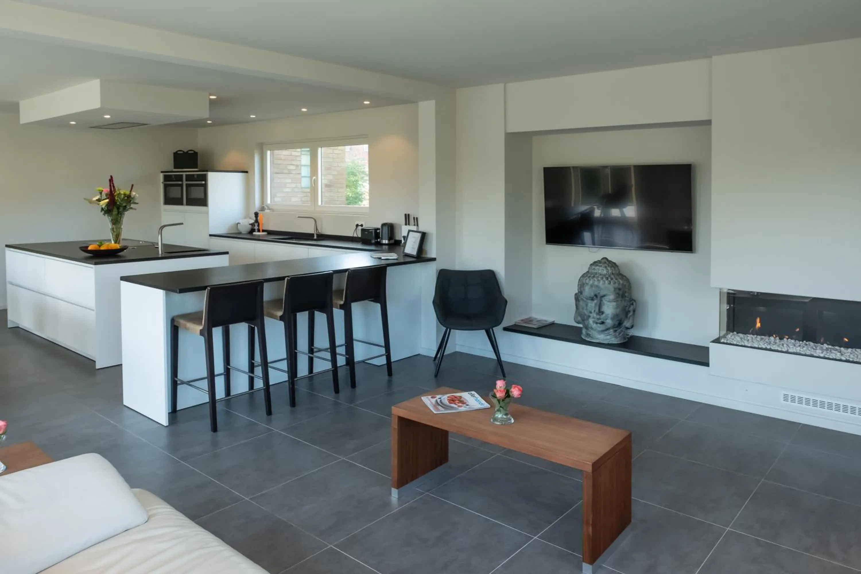 Kitchen or kitchenette in Villa Farfalla