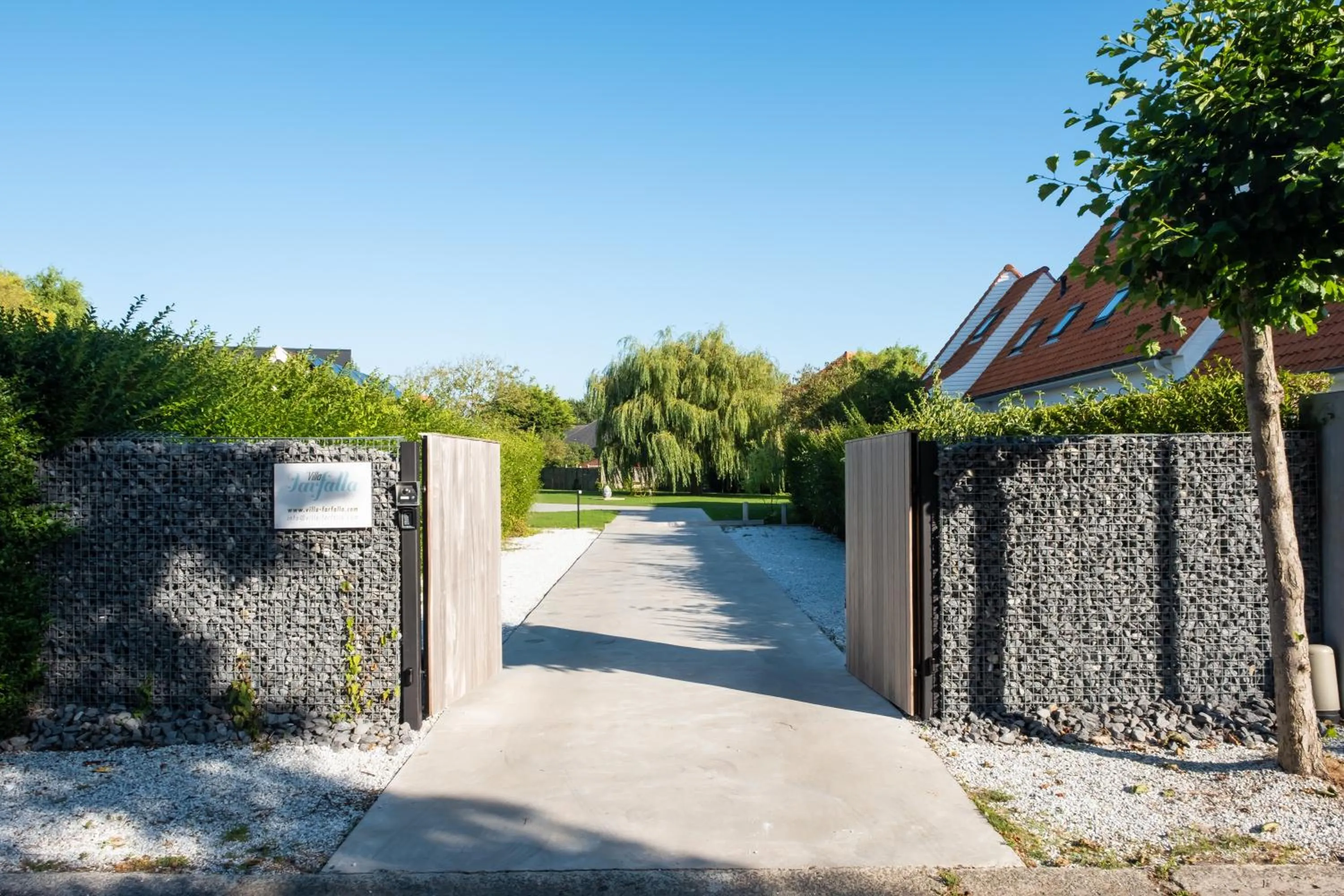 Facade/entrance in Villa Farfalla