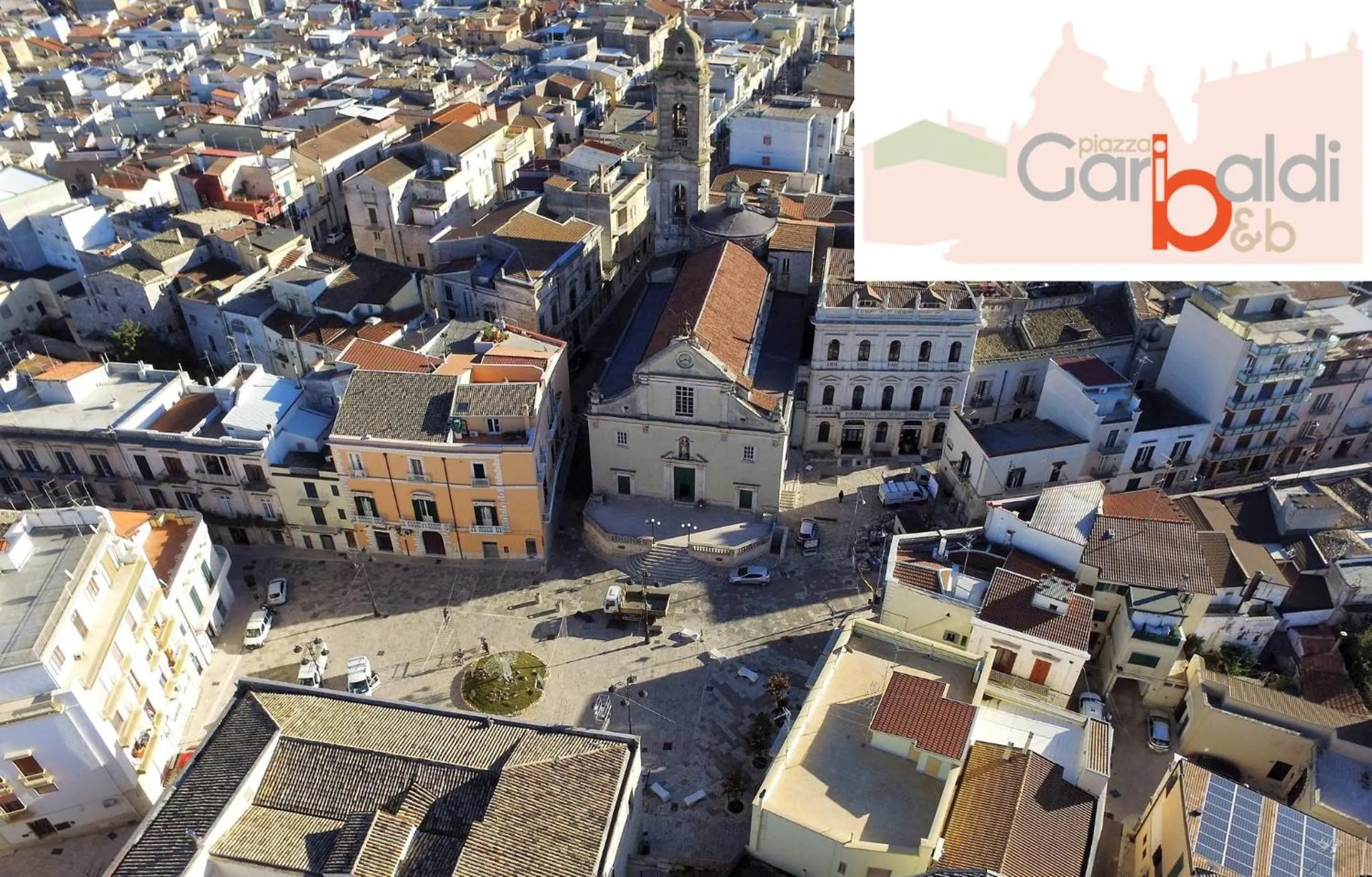 Bird's eye view in B&B piazza Garibaldi