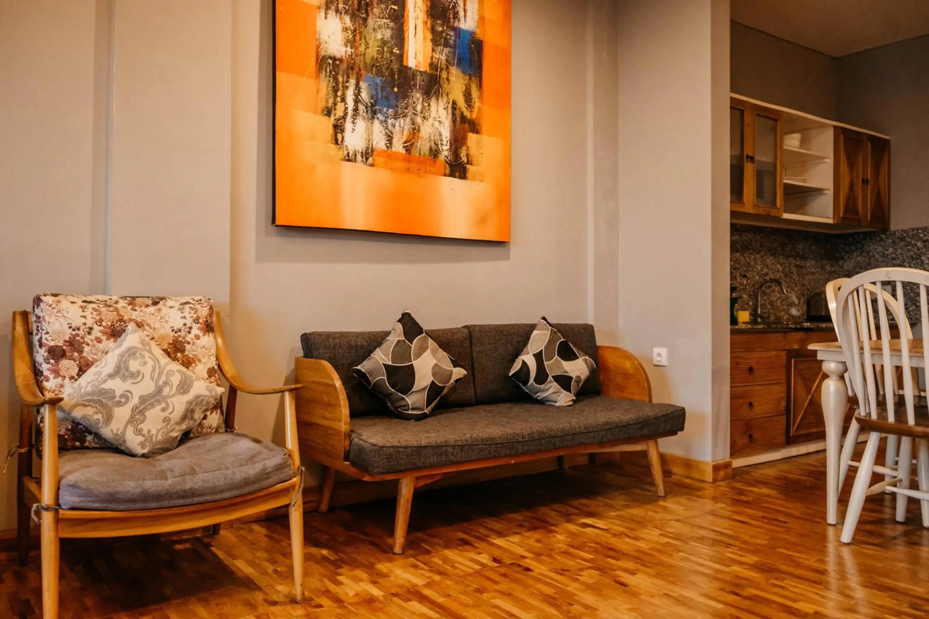 Living room in Wadari Retreat Villa Ubud