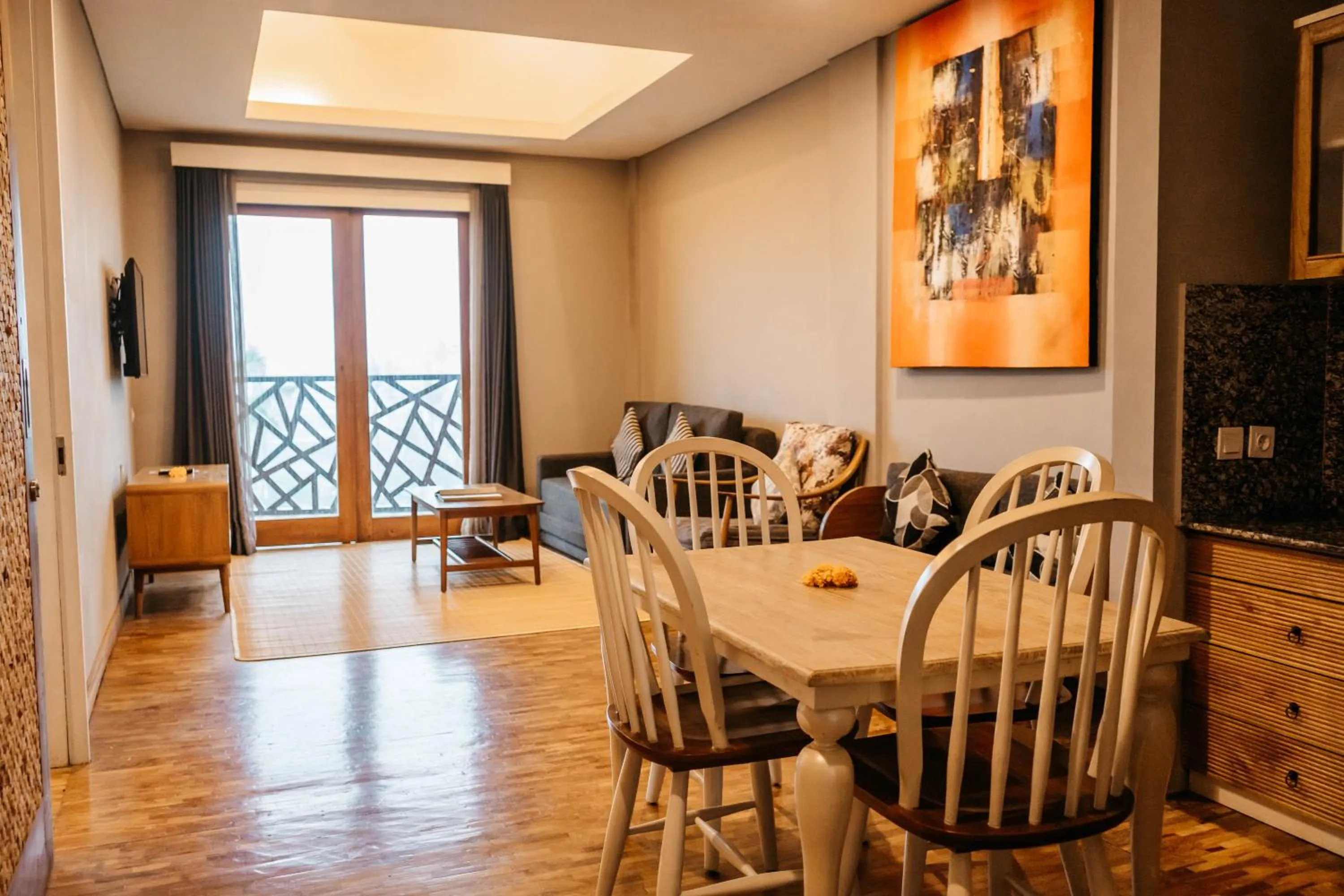 Dining area in Wadari Retreat Villa Ubud