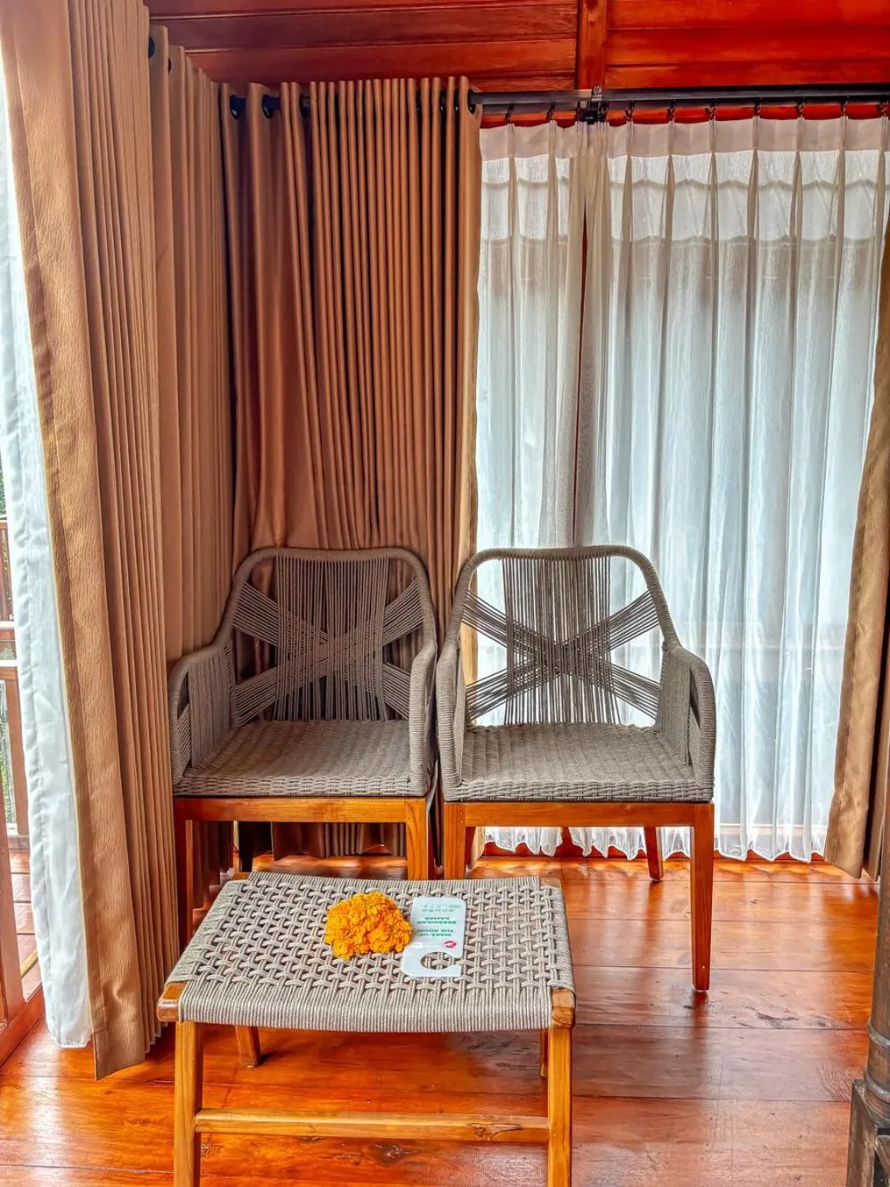 Seating area in Wadari Retreat Villa Ubud