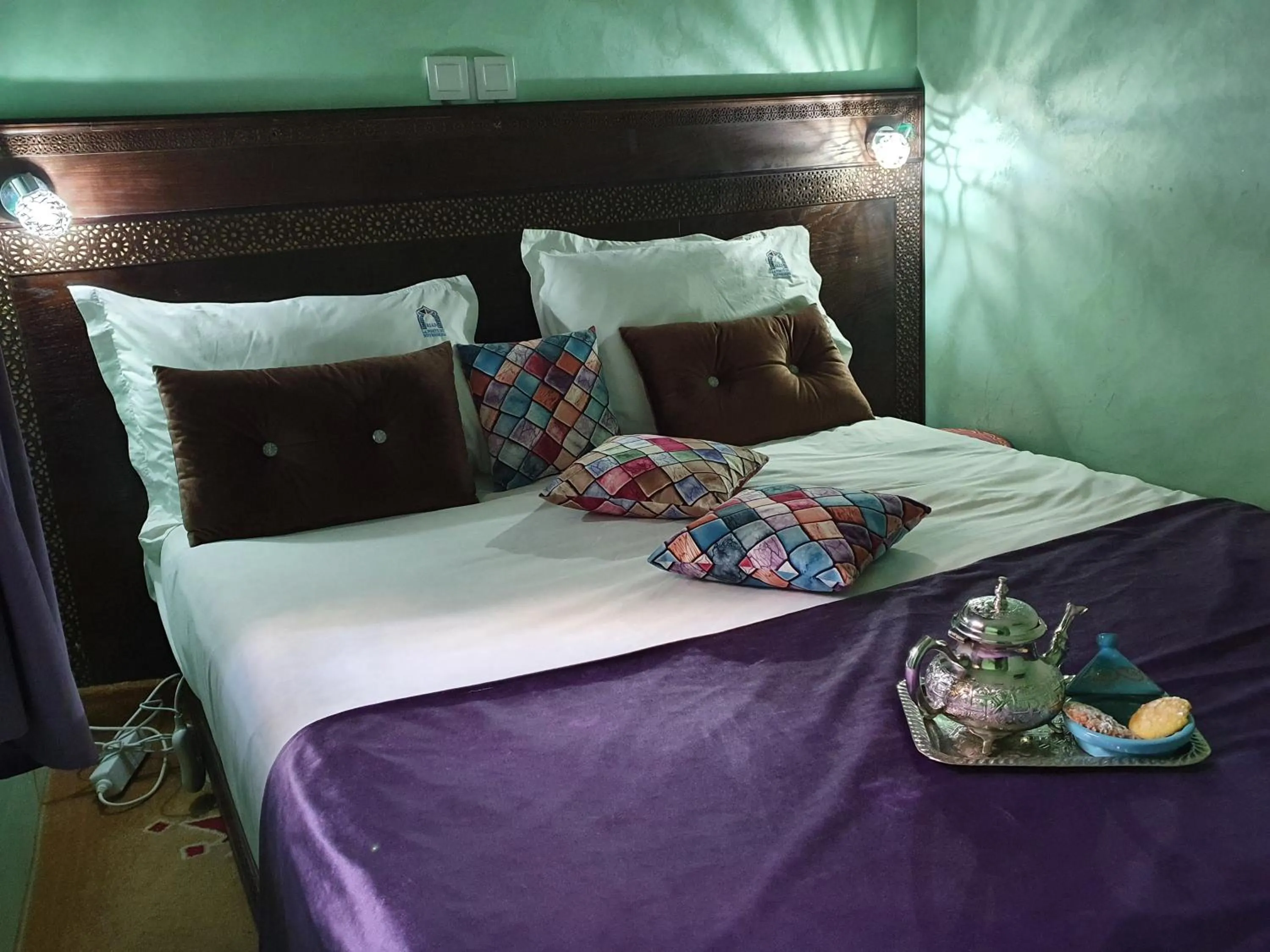 Bed in Riad La Porte du Bouregreg