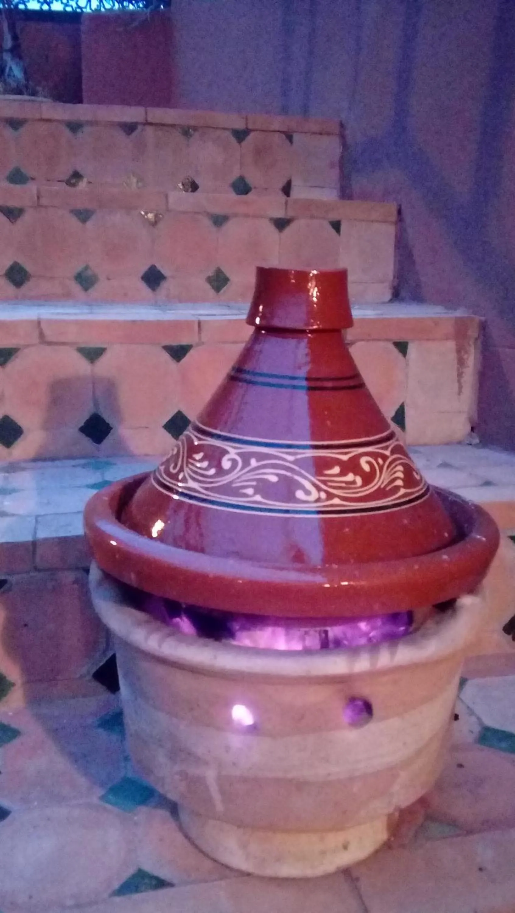 Decorative detail in Riad La Porte du Bouregreg