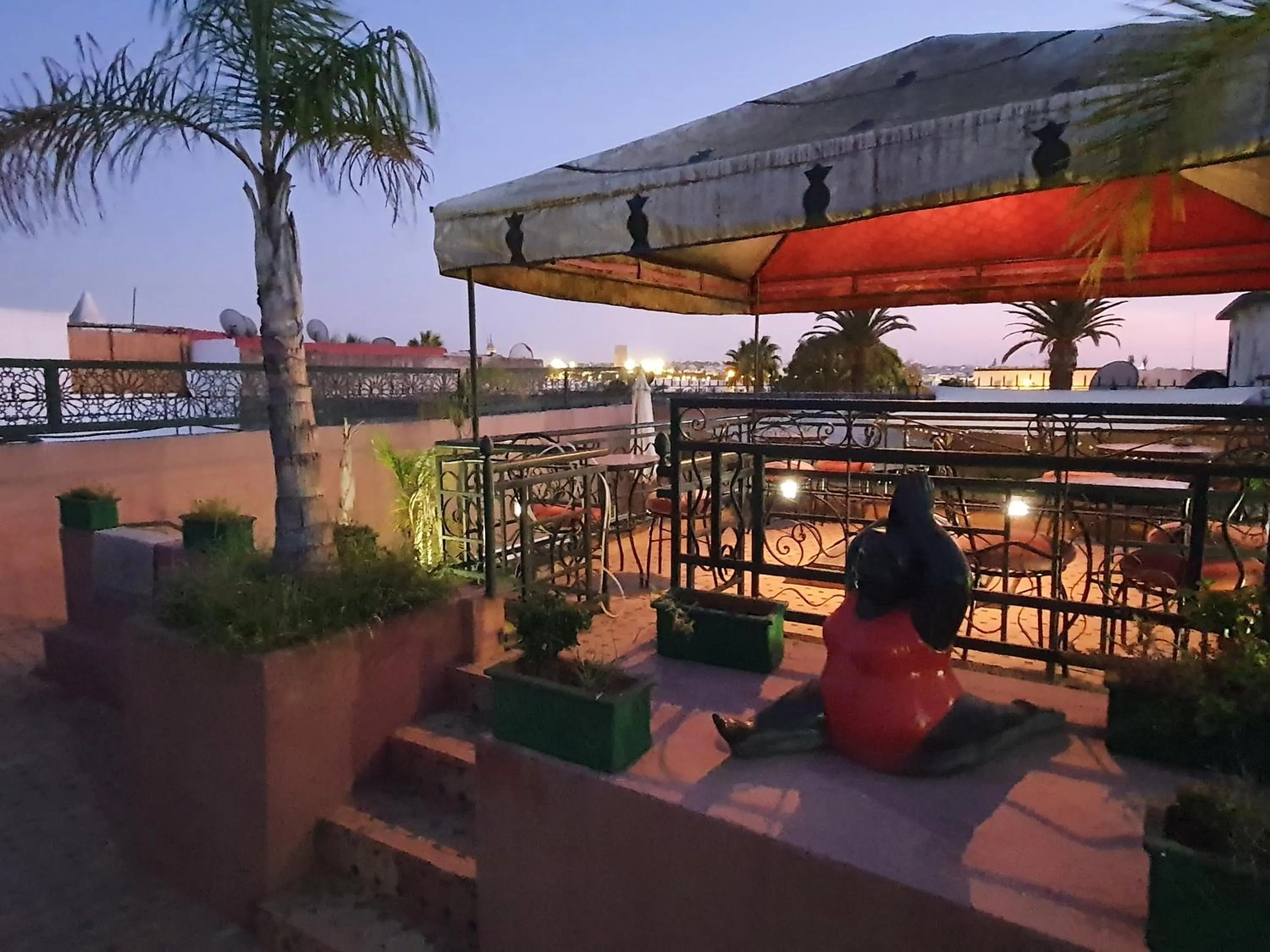 Patio in Riad La Porte du Bouregreg