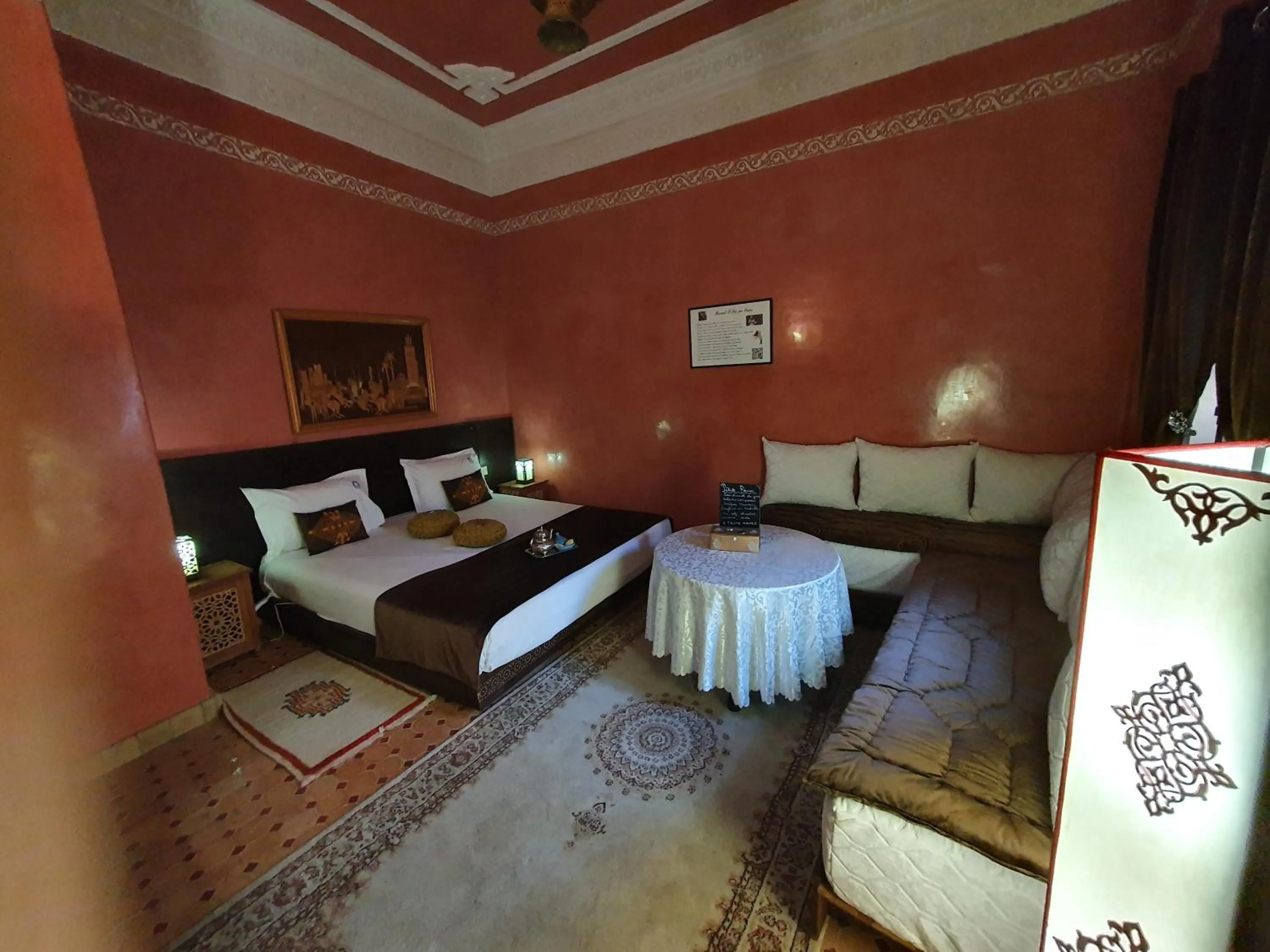 Bed in Riad La Porte du Bouregreg