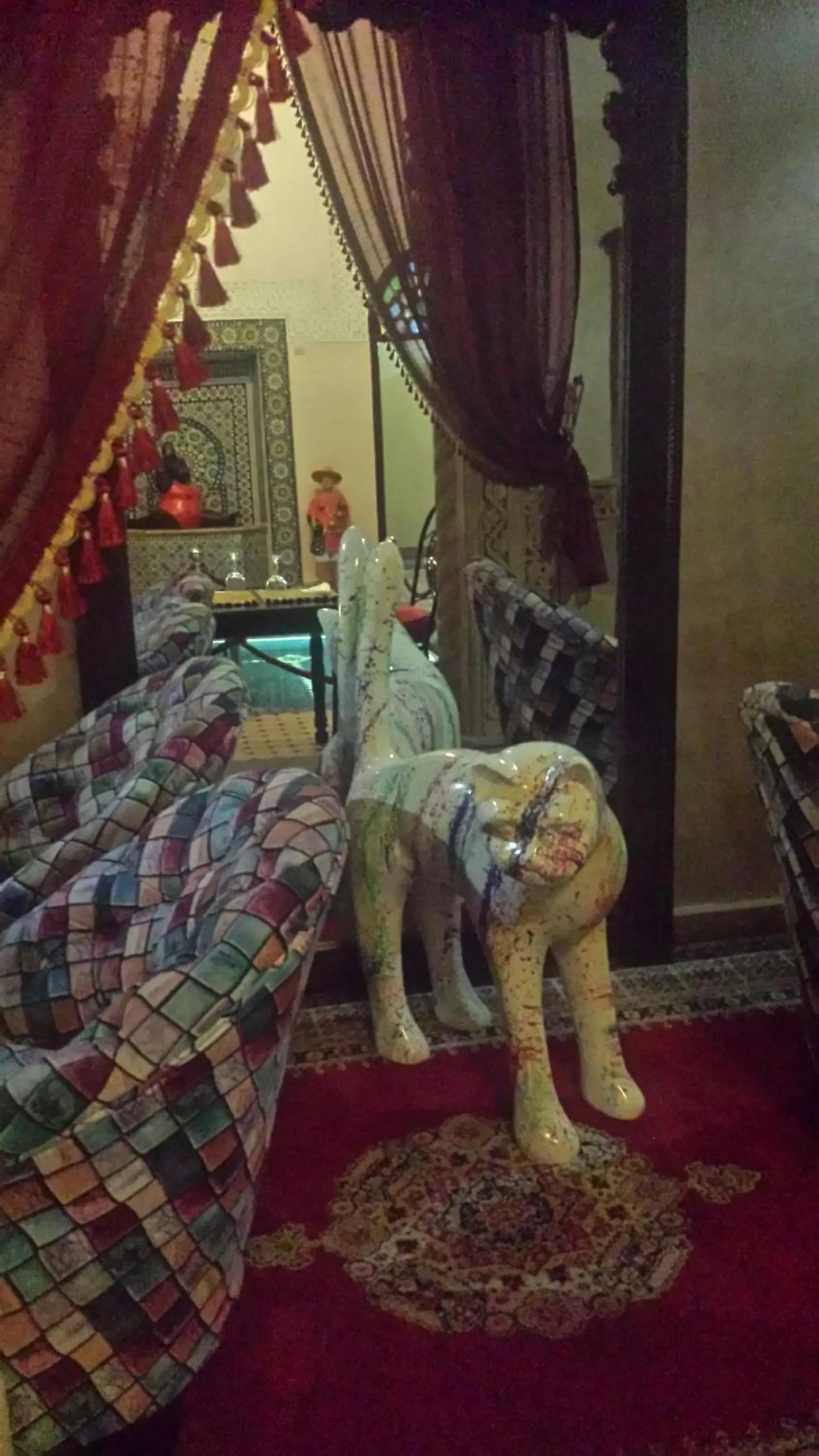 Living room in Riad La Porte du Bouregreg