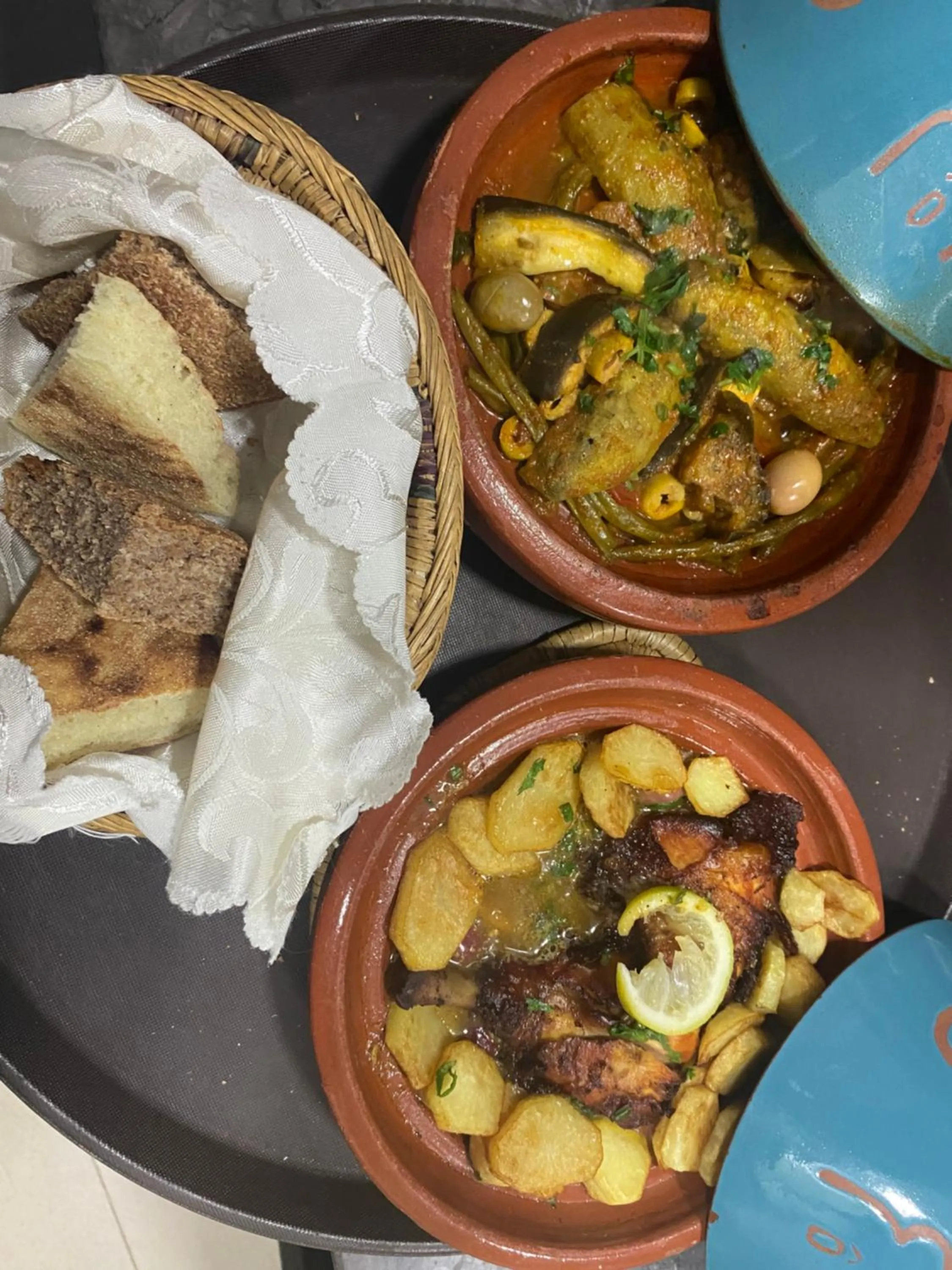 Food and drinks in Riad La Porte du Bouregreg