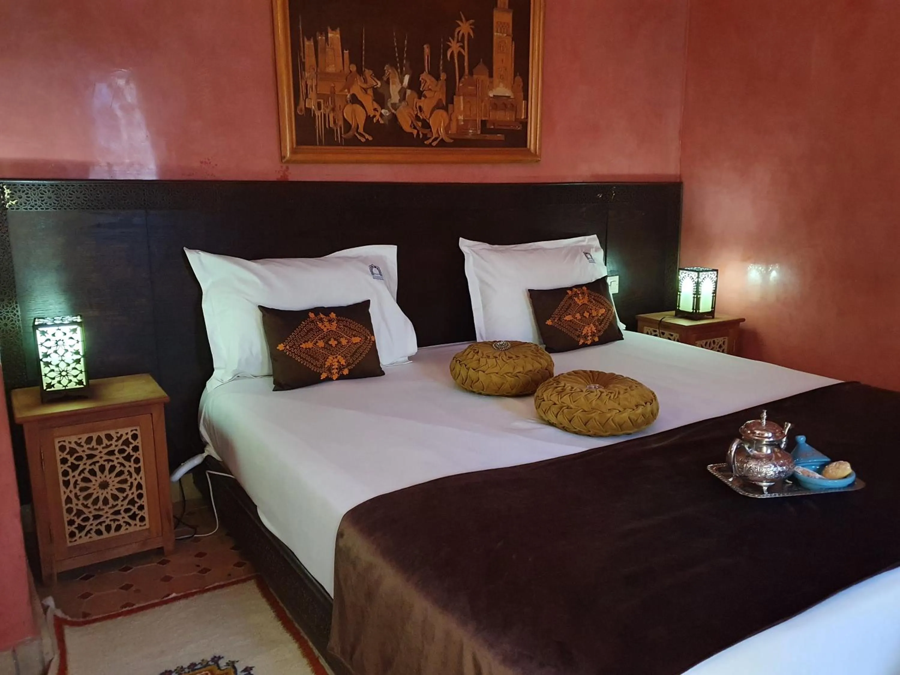 Bed in Riad La Porte du Bouregreg