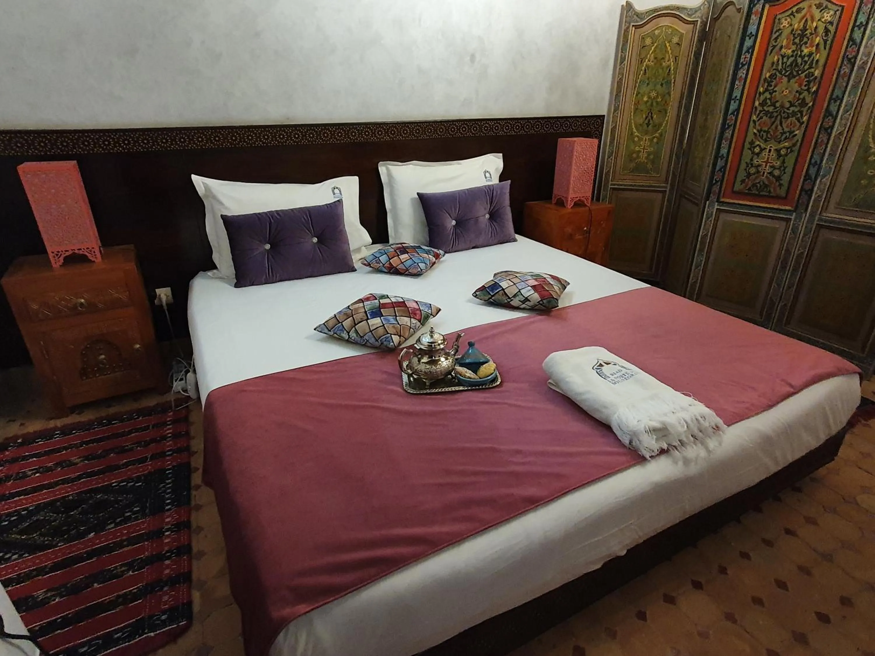 Bed in Riad La Porte du Bouregreg