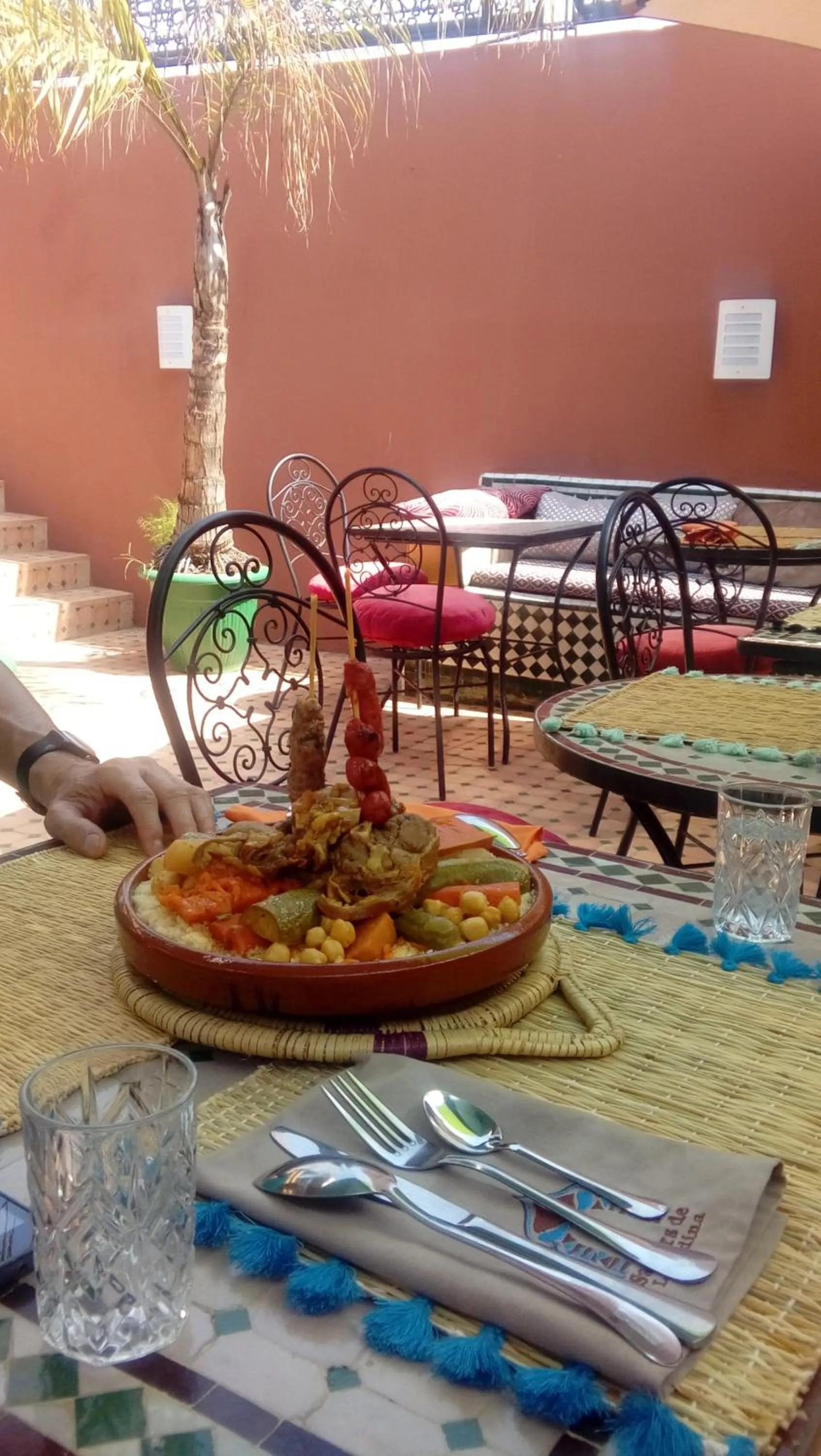 Restaurant/places to eat in Riad La Porte du Bouregreg