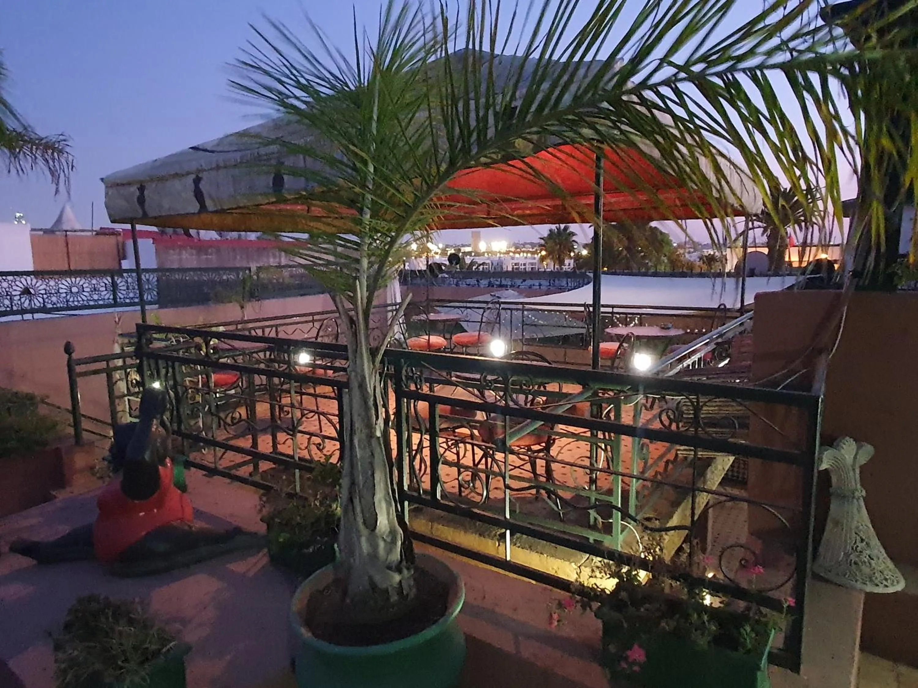 Patio in Riad La Porte du Bouregreg