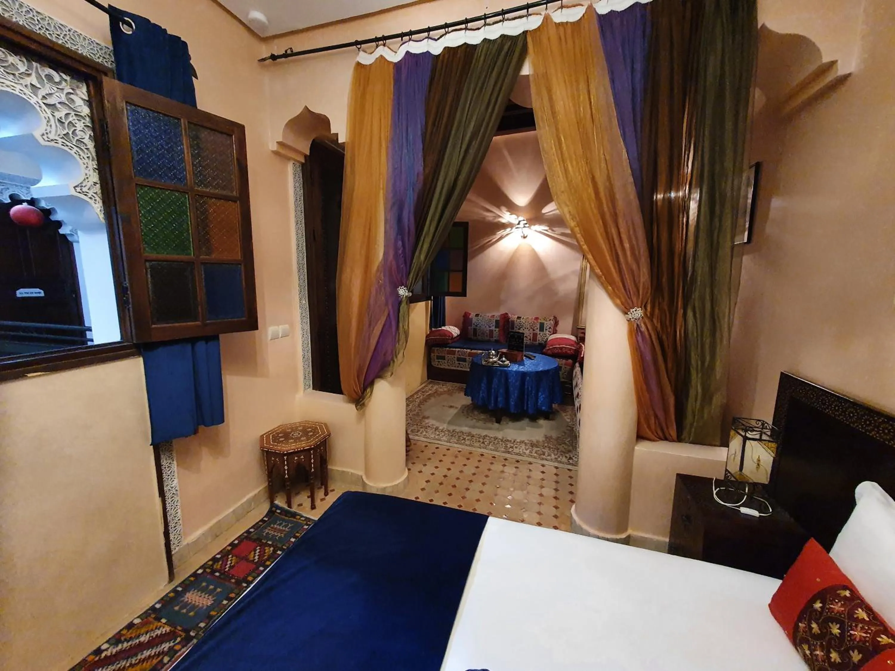 Bed in Riad La Porte du Bouregreg