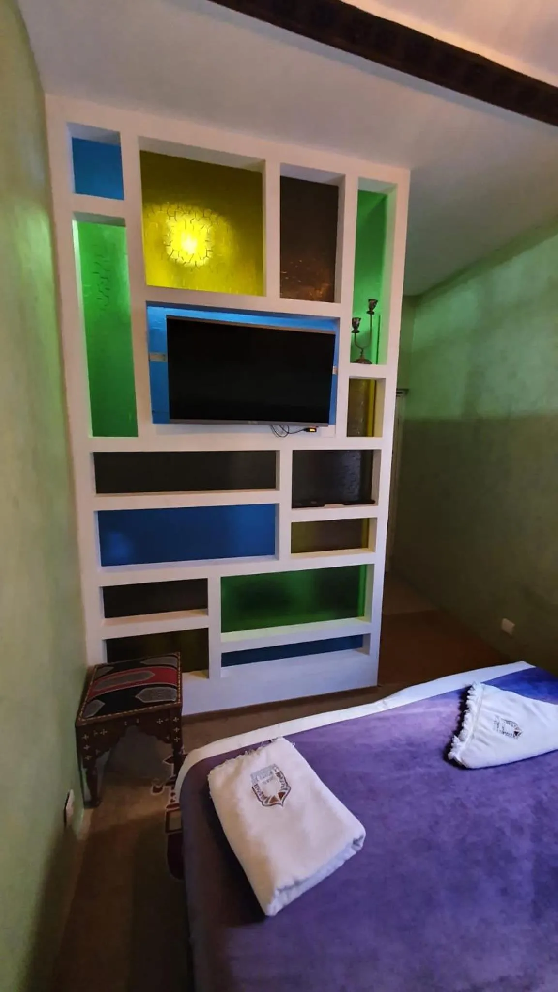 Photo of the whole room, Bed in Riad La Porte du Bouregreg