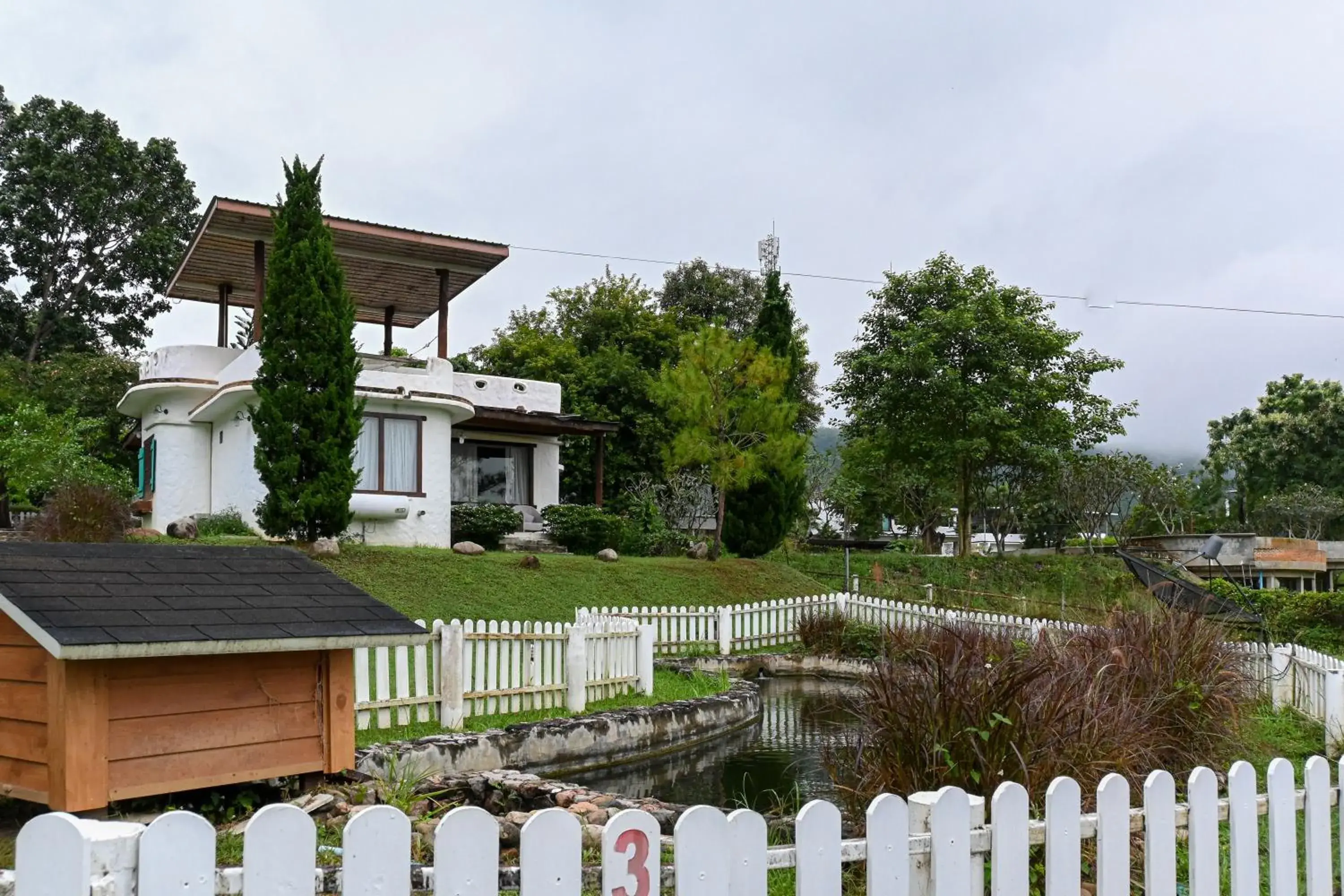 Garden view in Swiss Valley Hip Resort Garden view in Swiss Valley Hip Resort