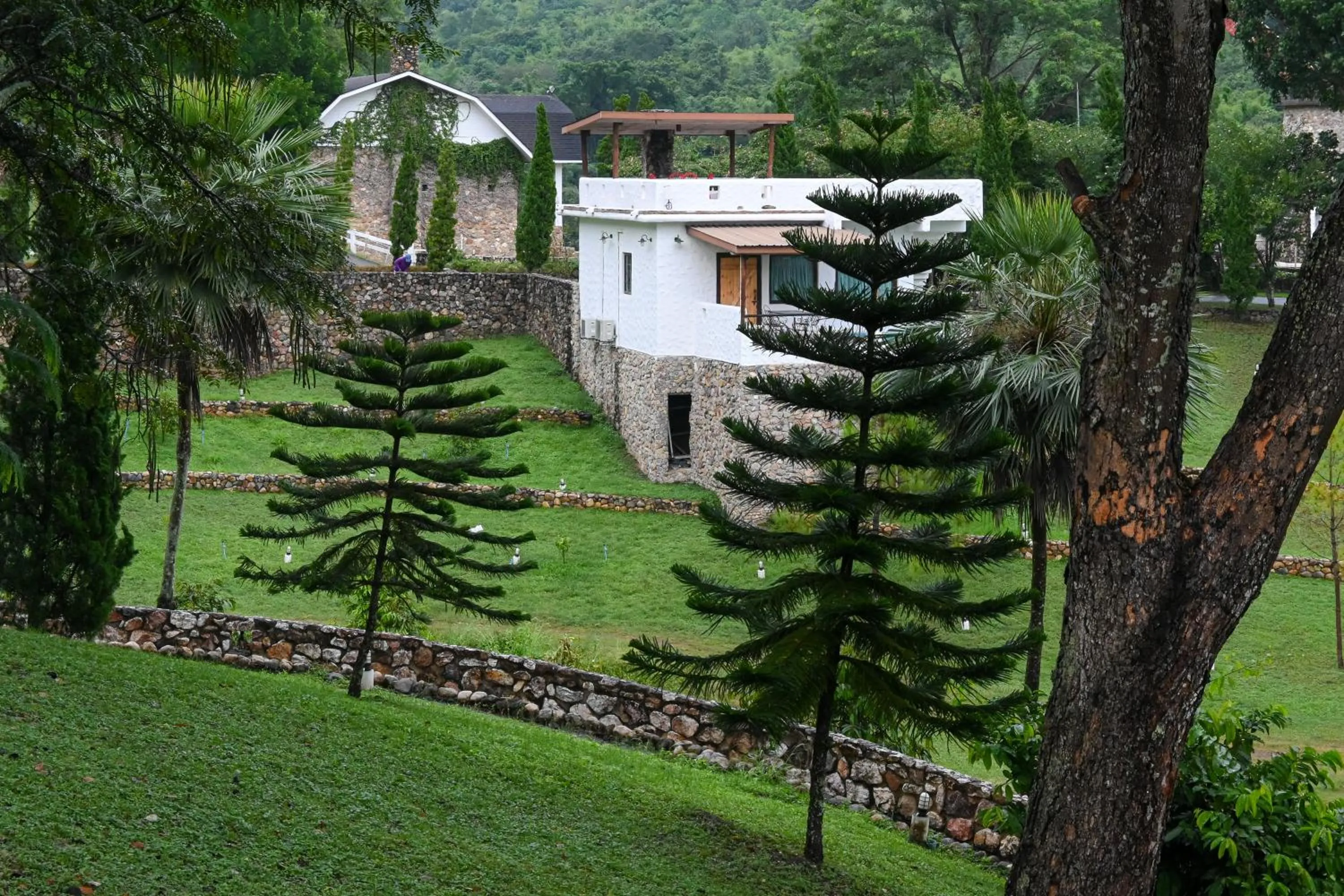 Garden view in Swiss Valley Hip Resort