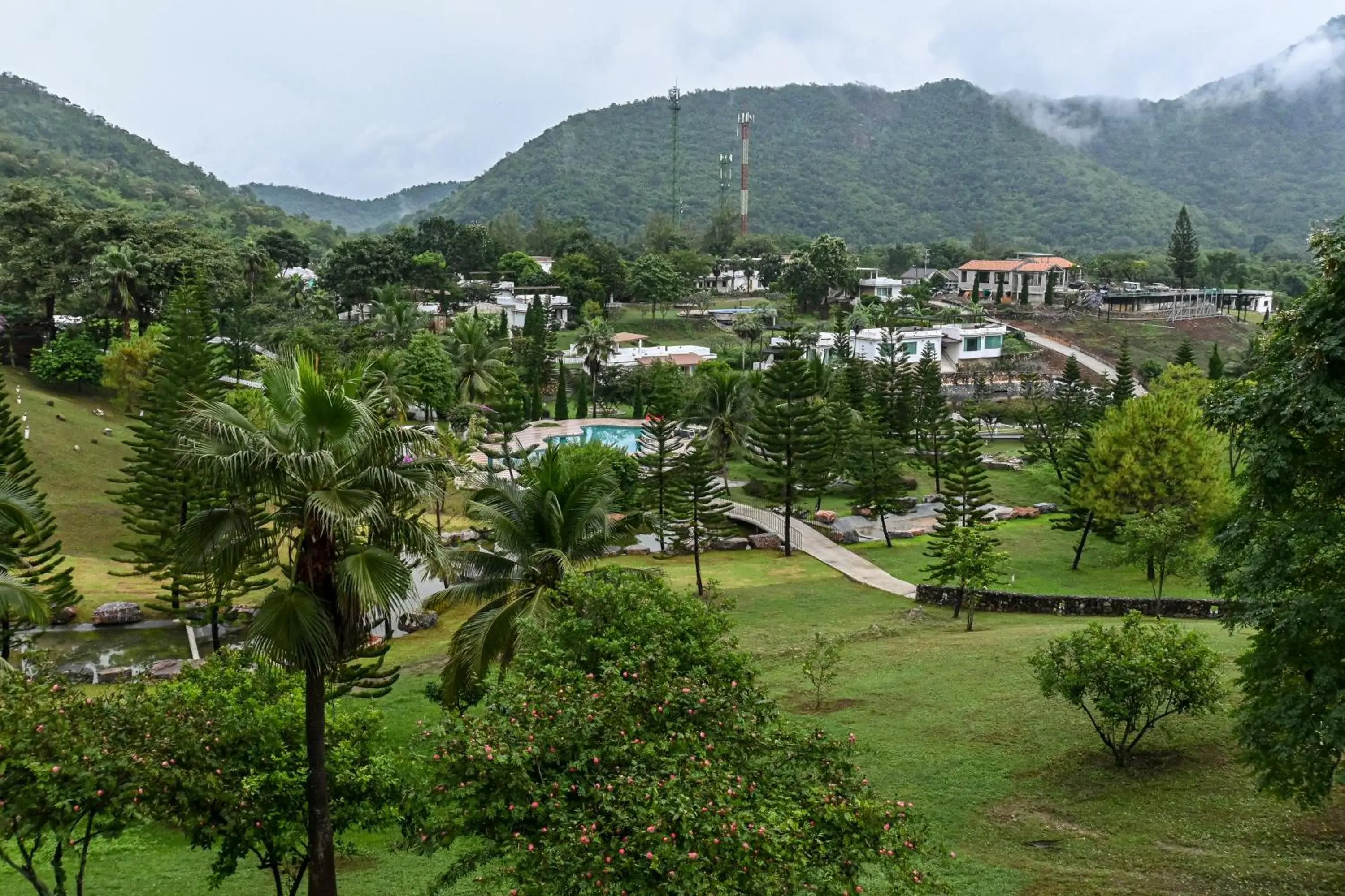 Mountain view in Swiss Valley Hip Resort Mountain view in Swiss Valley Hip Resort