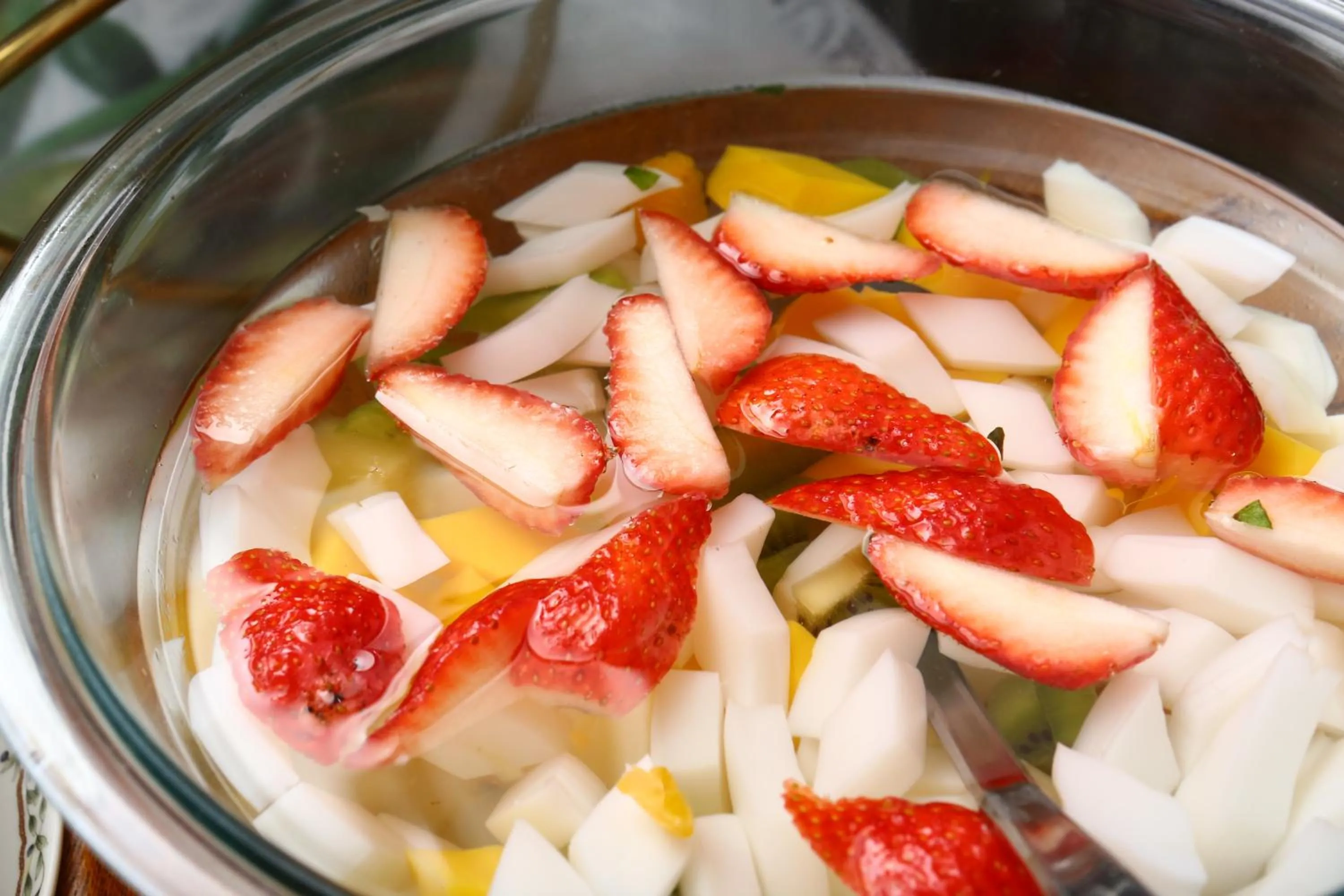 Buffet breakfast in Chino Sky View Hotel