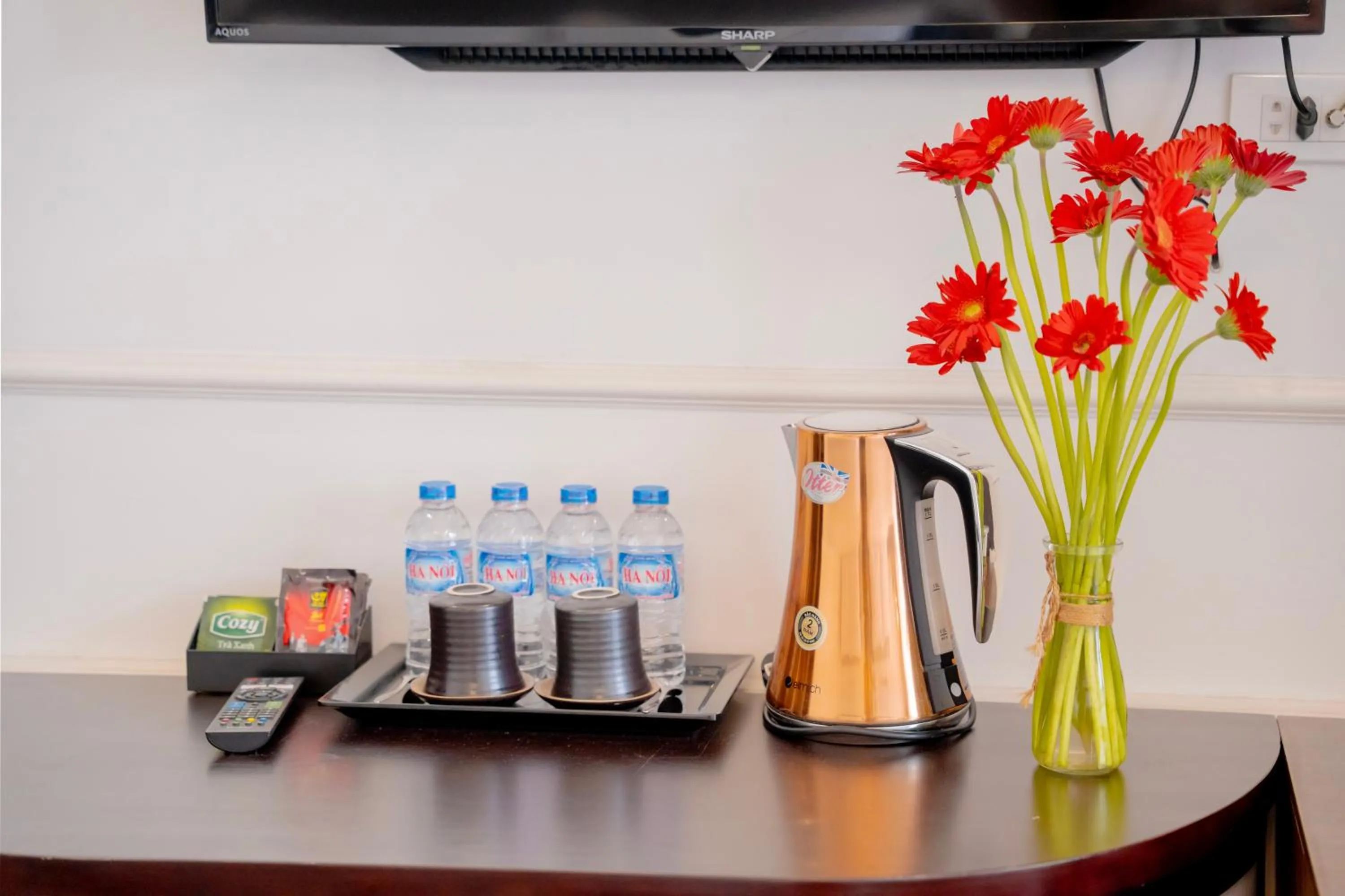 Coffee/tea facilities in Hotel Du Palace
