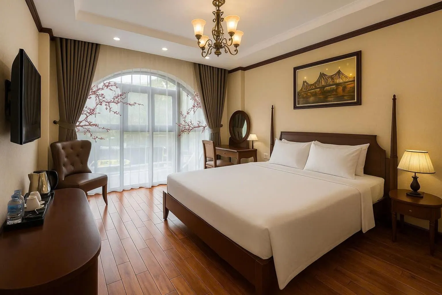 Photo of the whole room, Bed in Hotel Du Palace