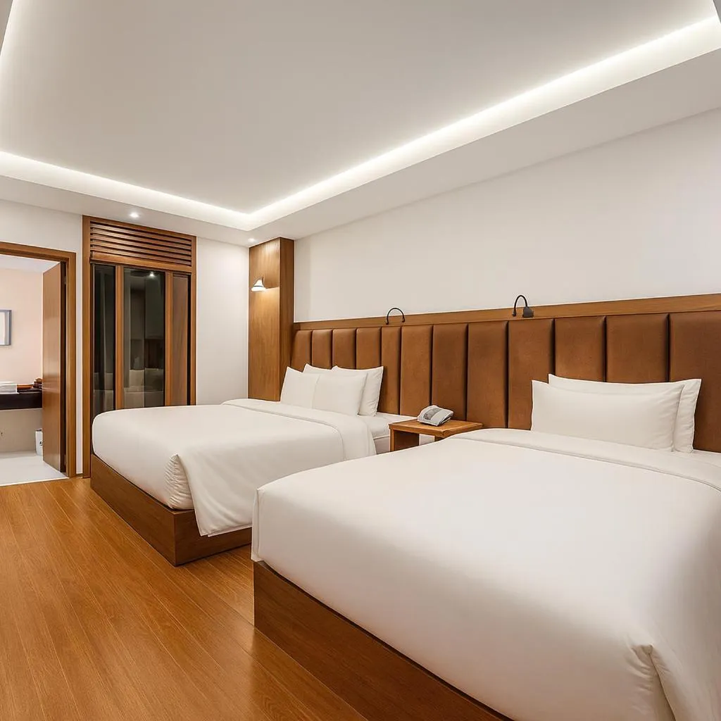 Photo of the whole room, Bed in Du Palace Hotel & Travel