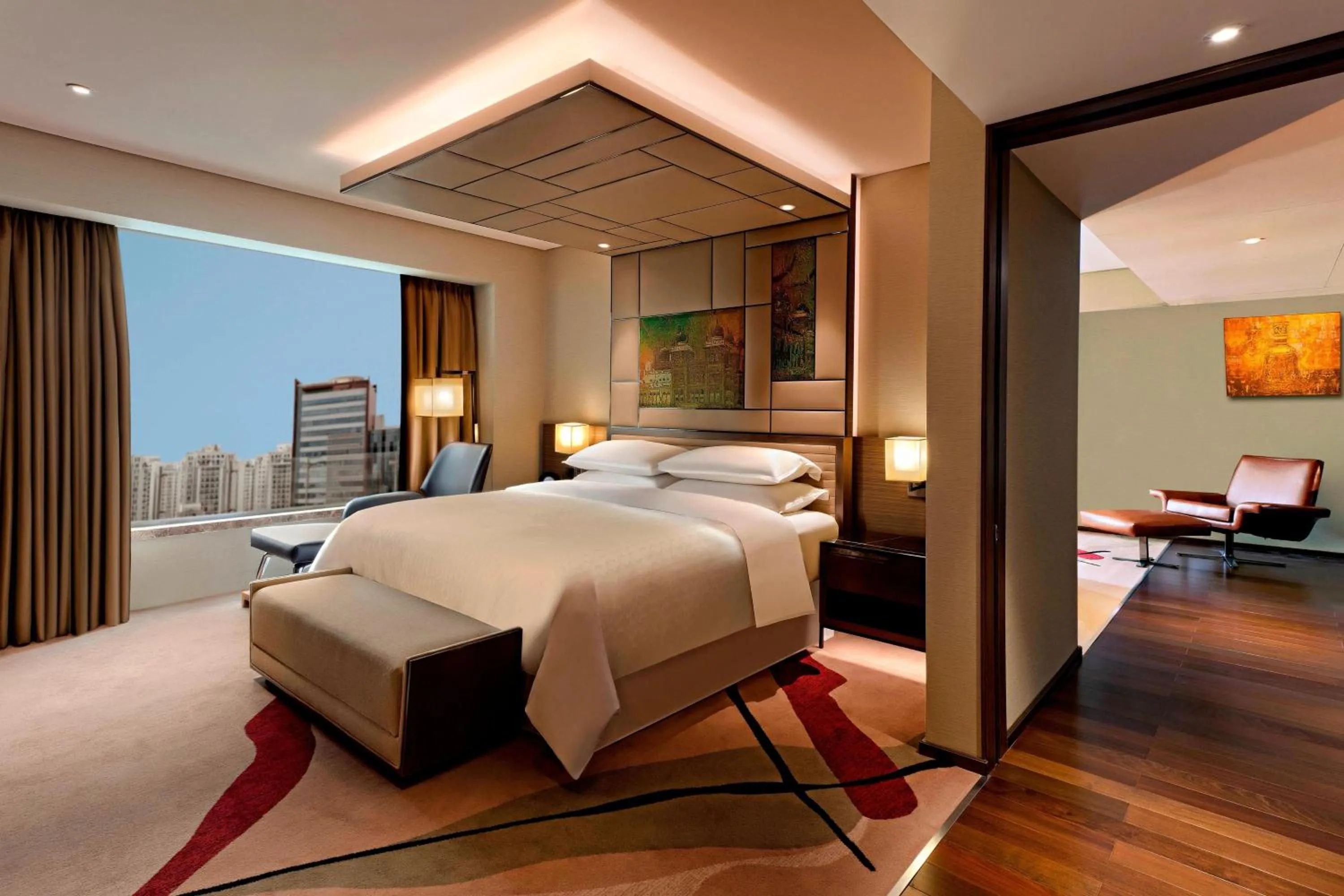 Bedroom, Bed in Sheraton Grand Bengaluru Whitefield Hotel & Convention Center