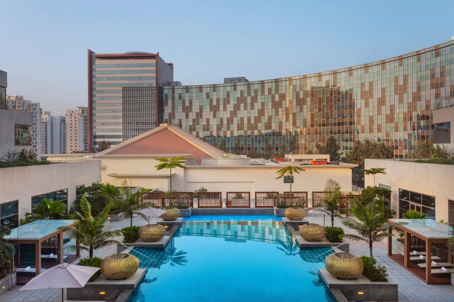 Pool view in Sheraton Grand Bengaluru Whitefield Hotel & Convention Center
