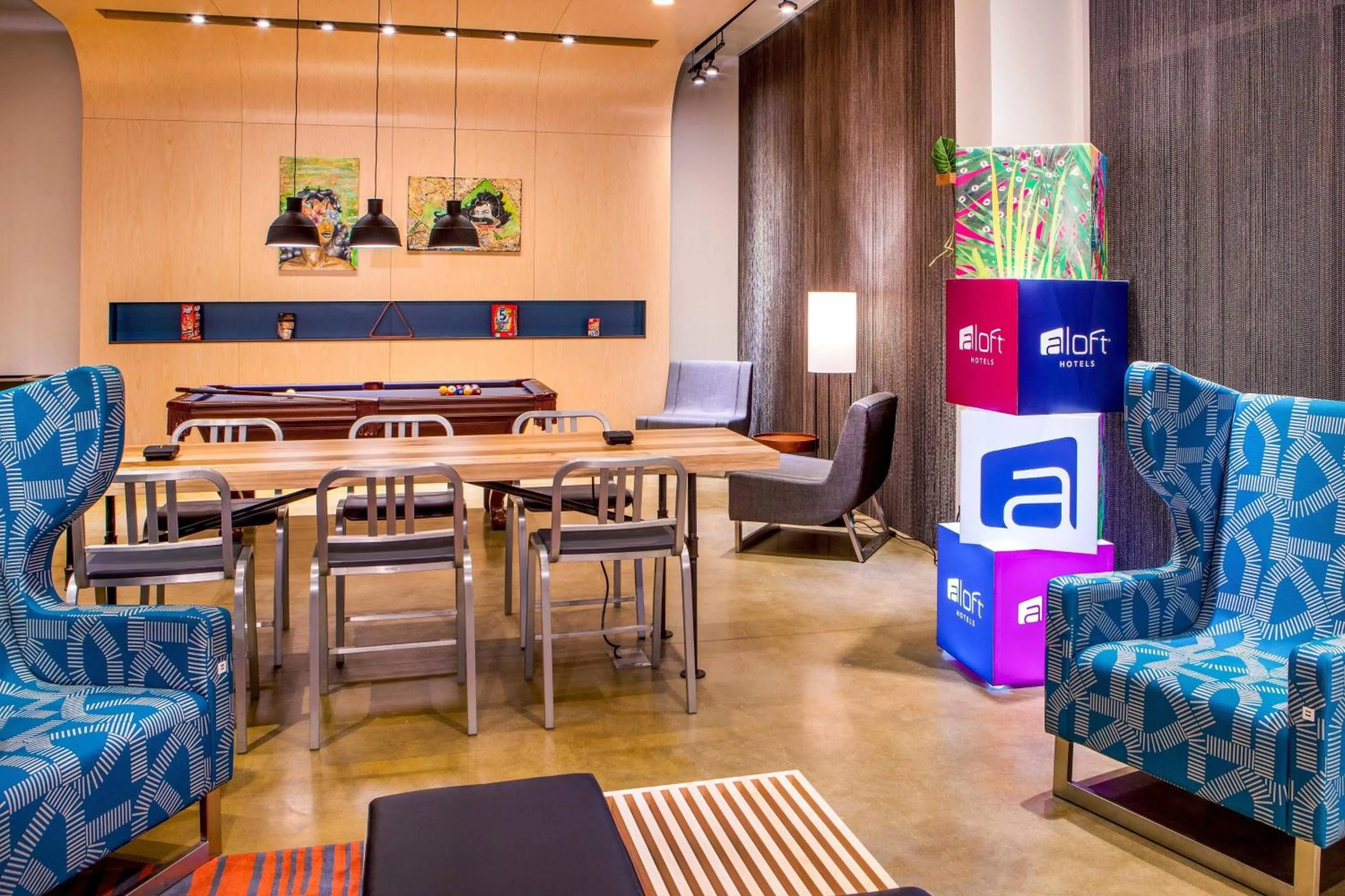 Lobby or reception in Aloft Alpharetta