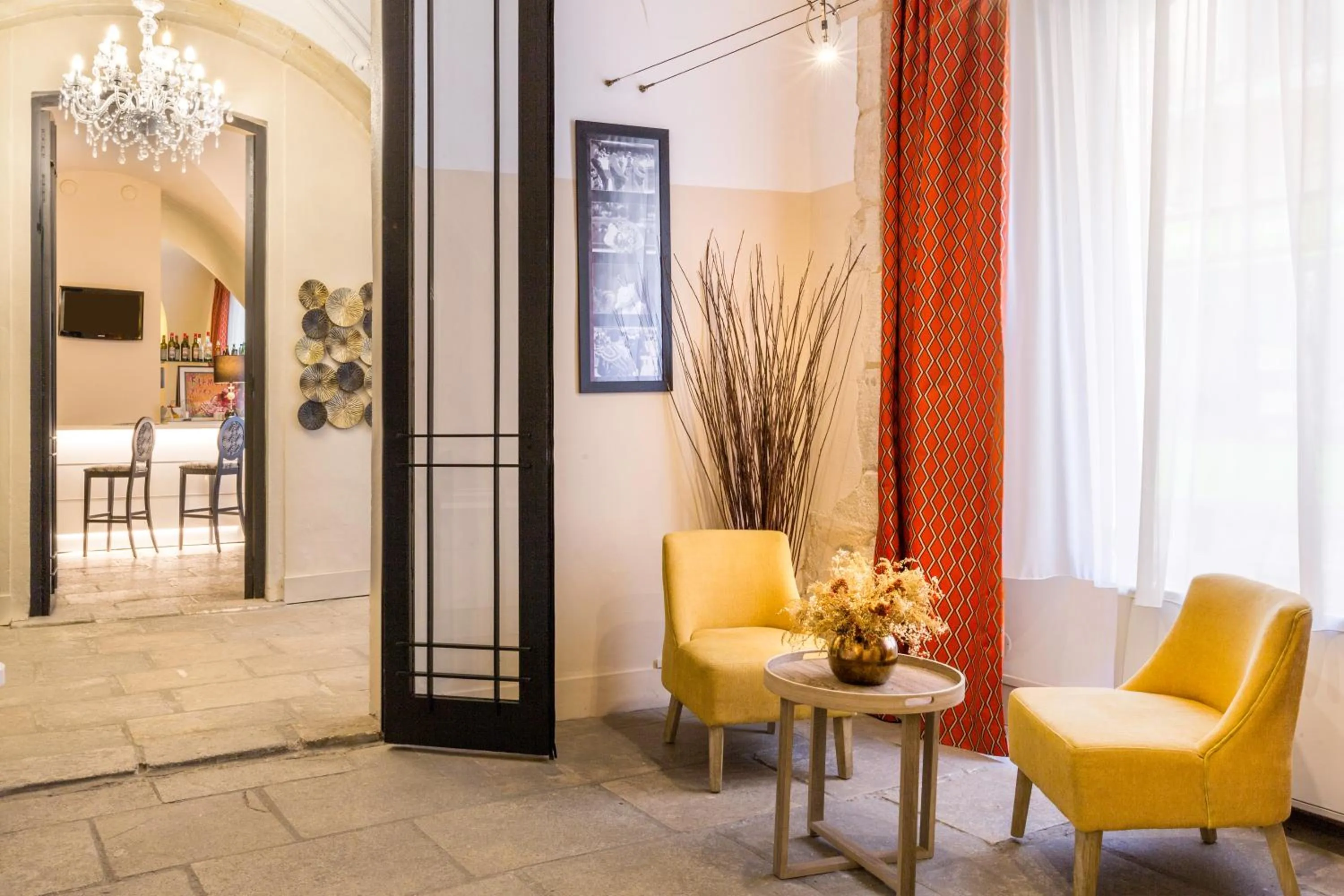 Living room in Best Western Marquis de la Baume