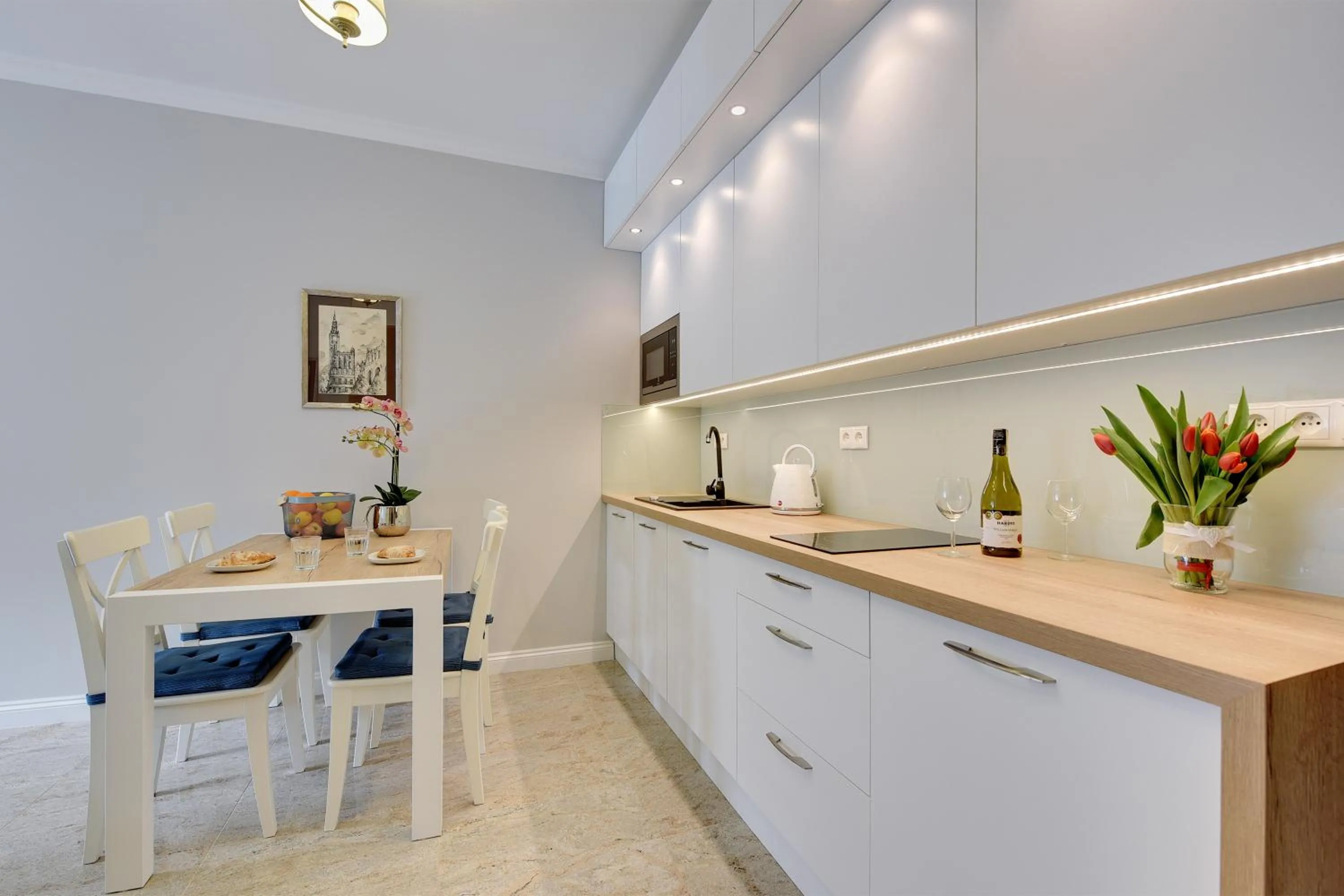 Kitchen or kitchenette in Apartamenty Świętego Ducha